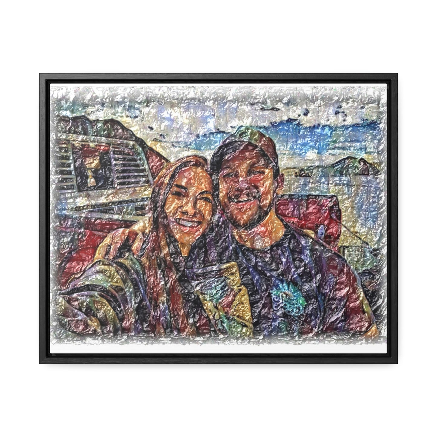 Gallery Canvas Wraps, Horizontal Frame ... "The Best Of Friends" ... Original Works ... December 2023 ... Central Idaho, USA.