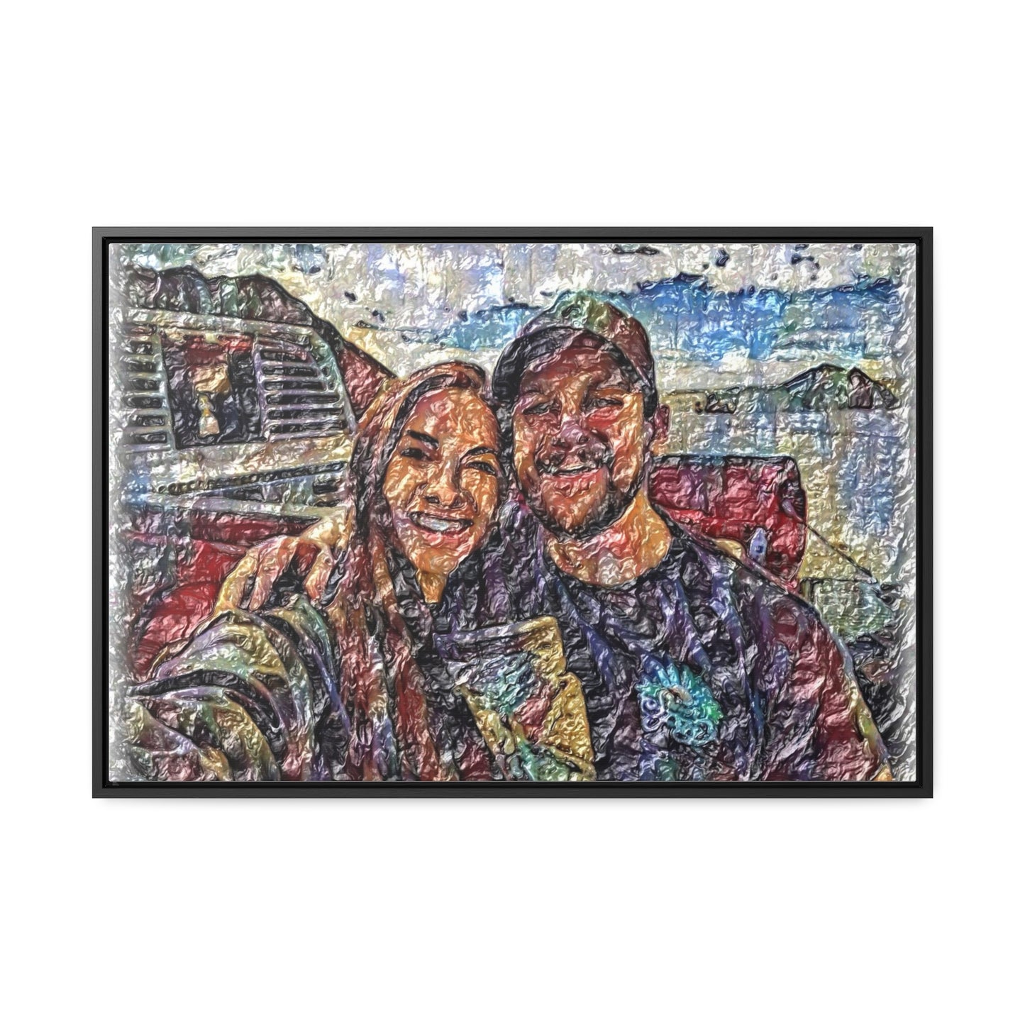 Gallery Canvas Wraps, Horizontal Frame ... "The Best Of Friends" ... Original Works ... December 2023 ... Central Idaho, USA.
