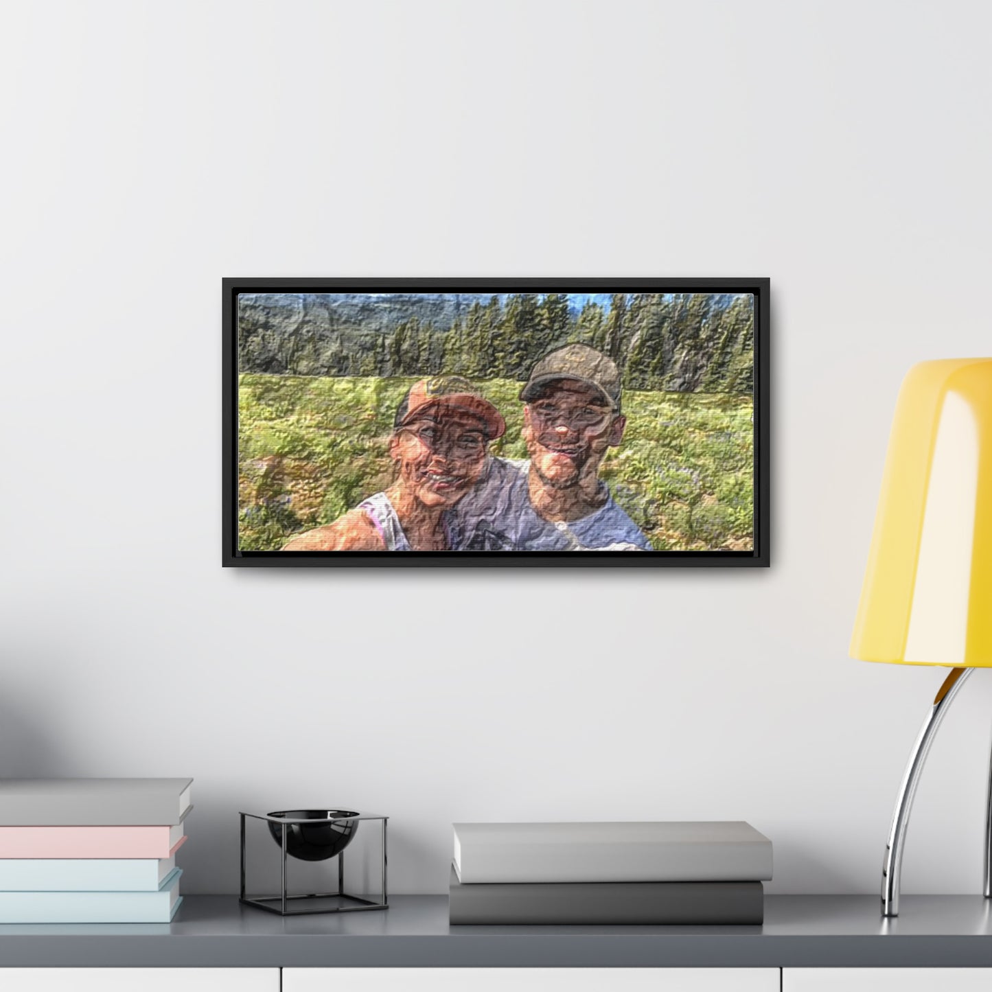 Gallery Canvas Wraps, Horizontal Frame ... "The Best Of Friends" ... Original Works ... December 2023 ... Central Idaho, USA.