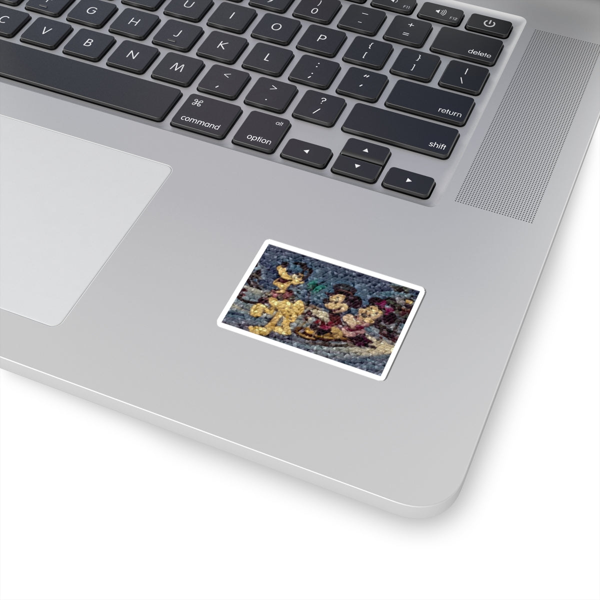 Kiss-Cut Stickers ... Mickey_N_Minnie Mouse & Pluto ... "A Winter Sleigh Ride" ... Original Works. Winter 2023 ...