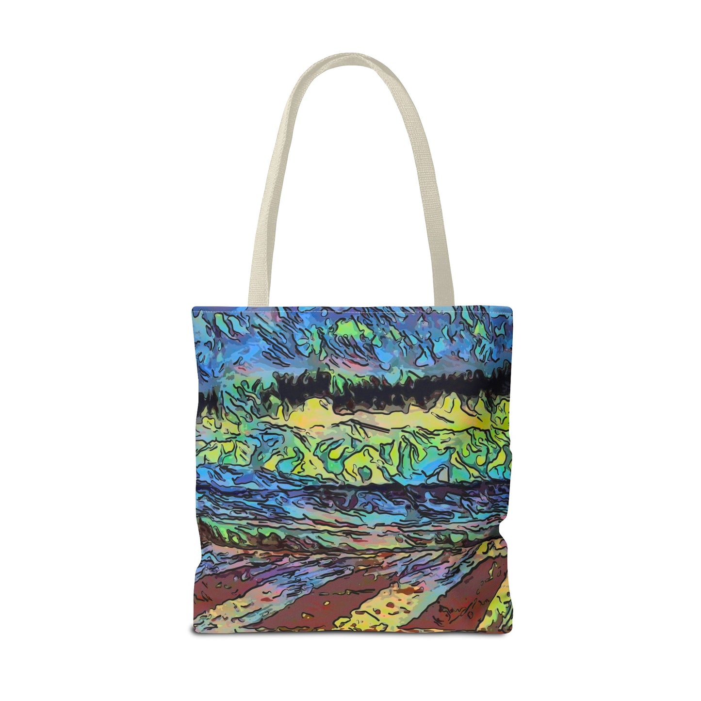 Tote Bag (AOP) ... On-The-Prairie .. "The Storm Is Brewing" ... Central Idaho: November 2023 ... Original Works ...