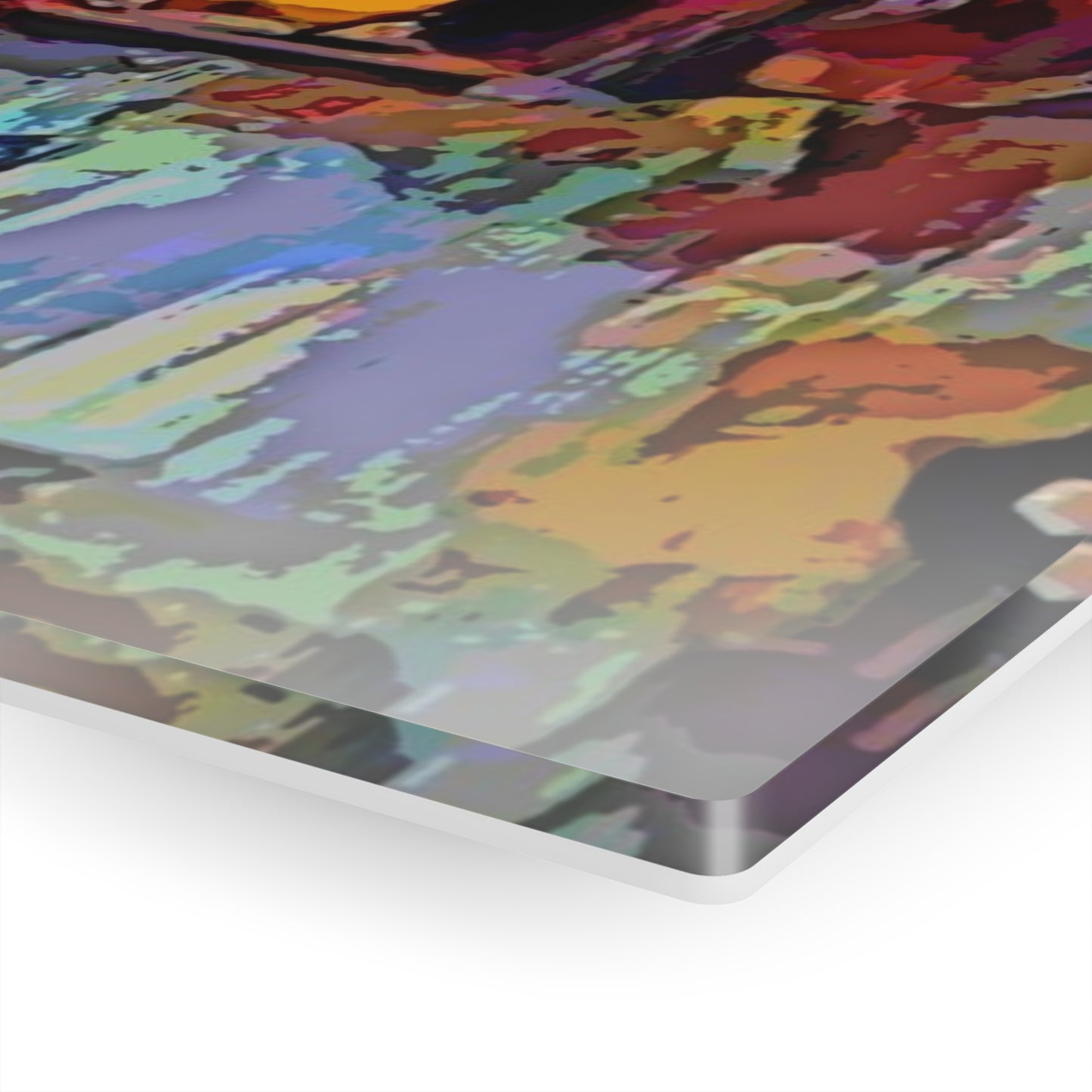Acrylic Prints ... A Very Abstract "Mountain Winter Scene" ... Original Works. Copyright Phot's Photo_LODA: Les Objets D'Art. December 2023 ...