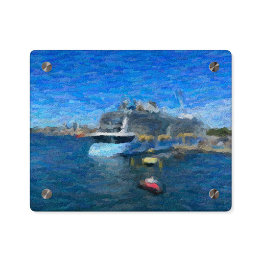 Acrylic Wall Art Panels... Into Vancouver Harbor We Arrive: Celebrity Edge-Cruise ... Vancouver, British Columbia ... June 2024 ... Original Works