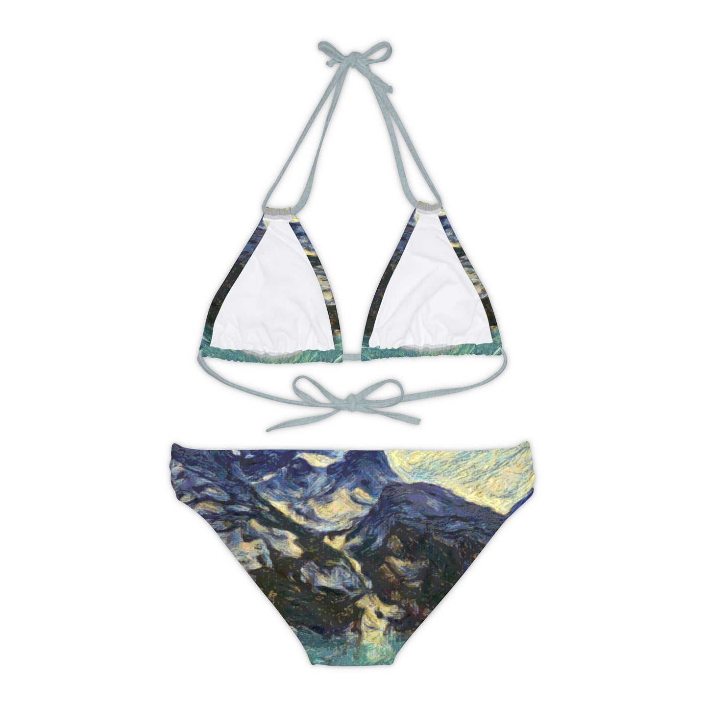 Strappy Bikini Set (AOP) ... Tracy Arm Fjord ... South Of Skagway, Alaska ... Summer: June 2024 ... Original Works ...