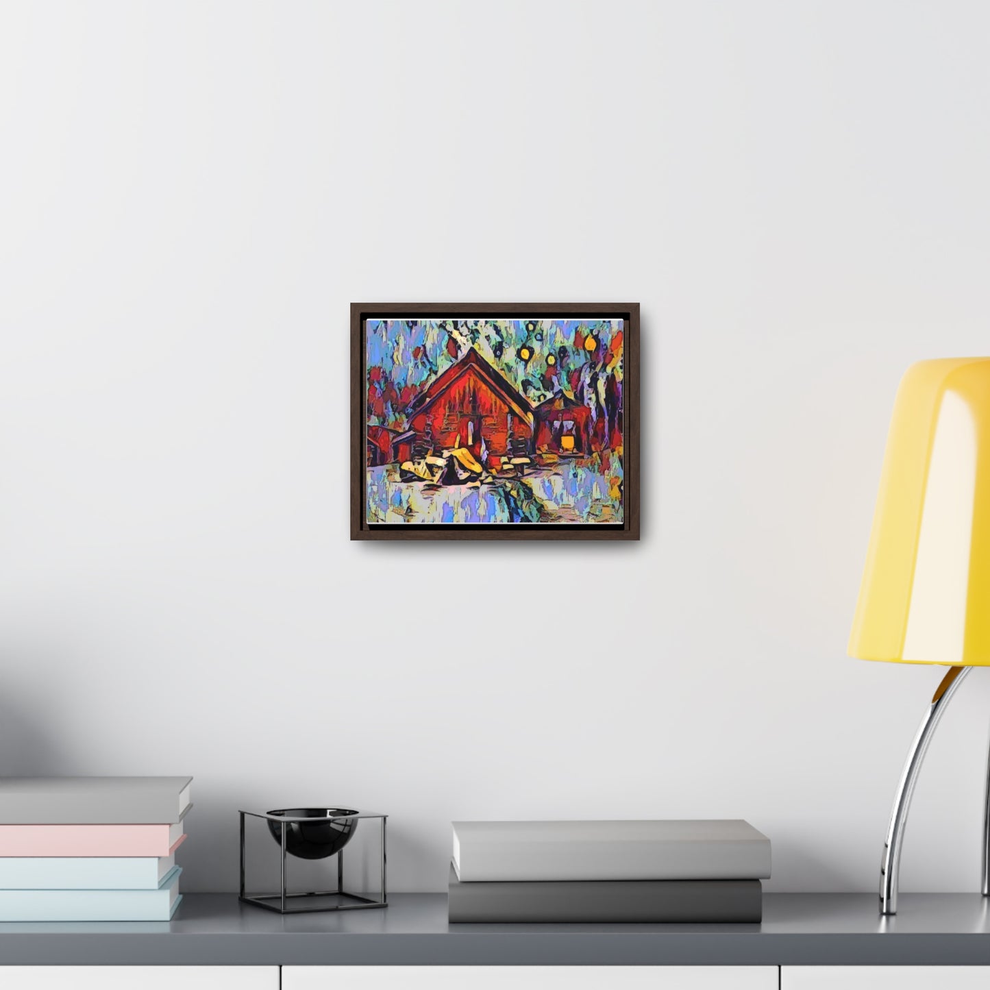 Gallery Canvas Wraps, Horizontal Frame ... A Very Abstract "Mountain Winter Scene" ... Original Works. Copyright Phot's Photo_LODA: Les Objets D'Art. December 2023 ...