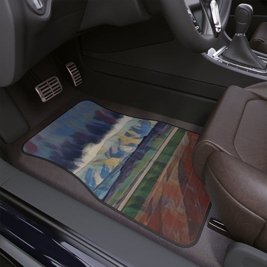 Car Floor Mats, 1pc ... On-The-Prairie .. "The Storm Is Brewing" ... Central Idaho: November 2023 ... Original Works ...