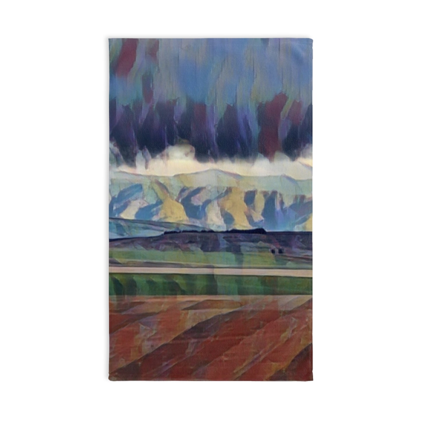 Hand Towel ... On-The-Prairie .. "The Storm Is Brewing" ... Central Idaho: November 2023 ... Original Works  ...