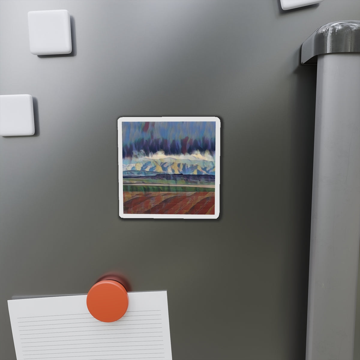 Die-Cut Magnets ... On-The-Prairie .. "The Storm Is Brewing" ... Central Idaho: November 2023 ... Original Works  ...