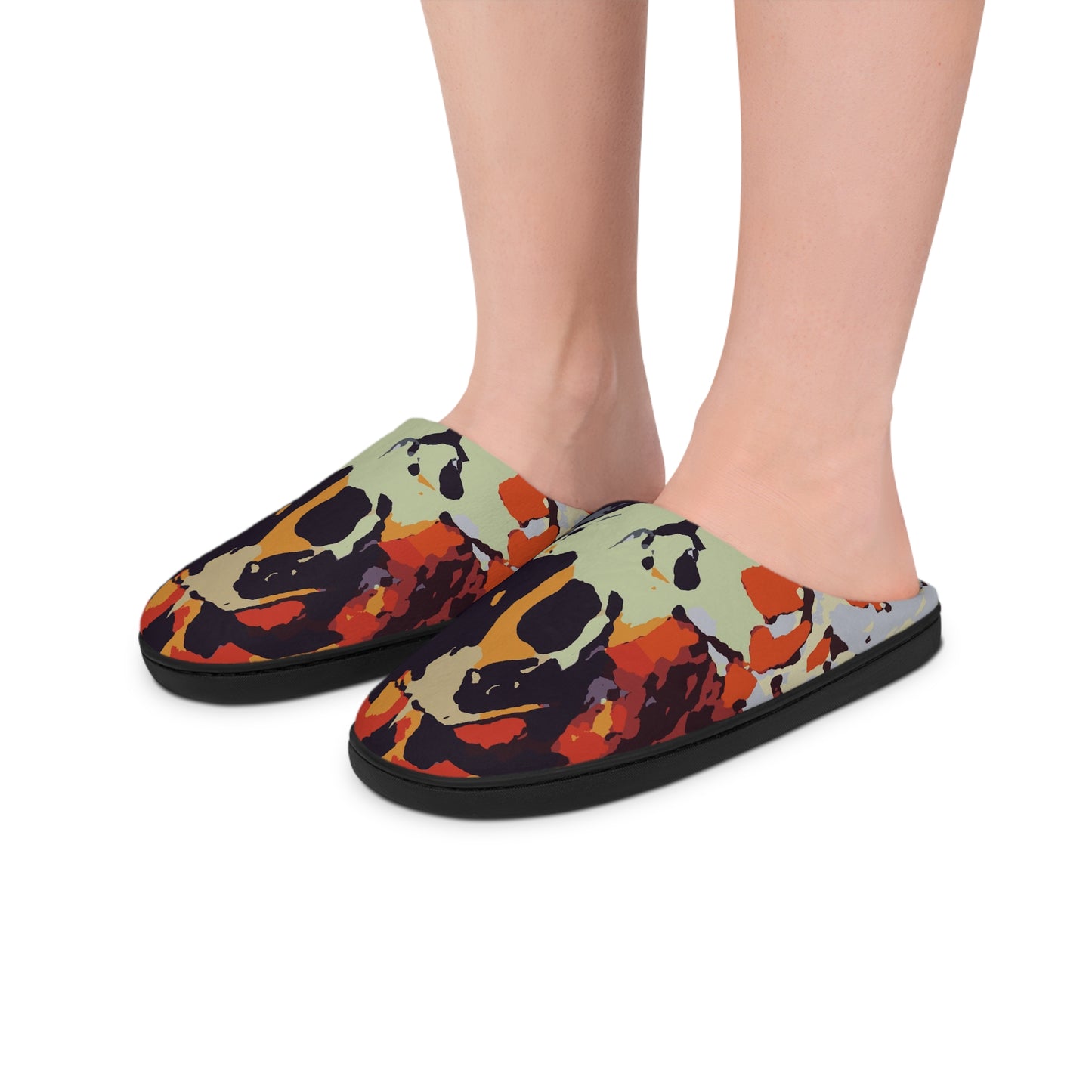 Women's Indoor Slippers ... Ozzy-Hippensteel ... "Don't Cry Now ... Dry-Your-Eyes ... On-The-Wind". Original Works. May 2023.