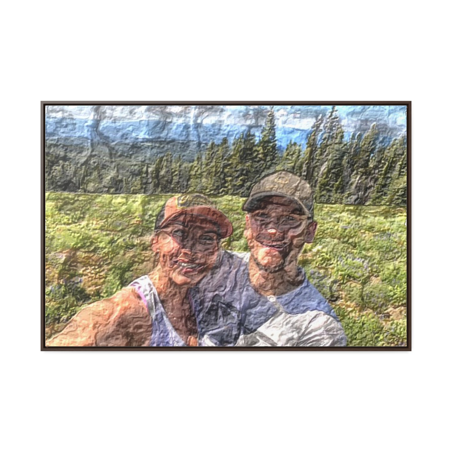 Gallery Canvas Wraps, Horizontal Frame ... "The Best Of Friends" ... Original Works ... December 2023 ... Central Idaho, USA.