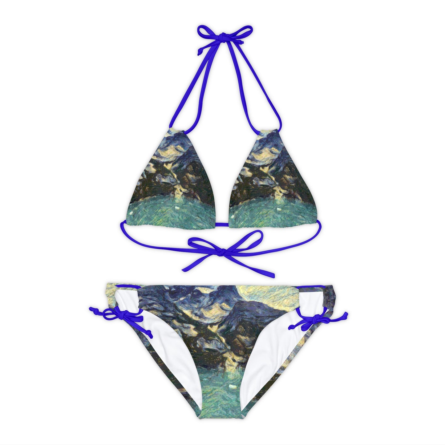 Strappy Bikini Set (AOP) ... Tracy Arm Fjord ... South Of Skagway, Alaska ... Summer: June 2024 ... Original Works ...