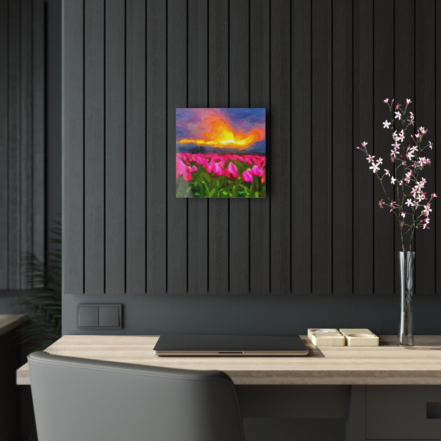Acrylic Prints ... Skagit Valley Tulips ... Skagit Valley, Washington ... Family Archives ... Original Works ... Circa 1980's ...