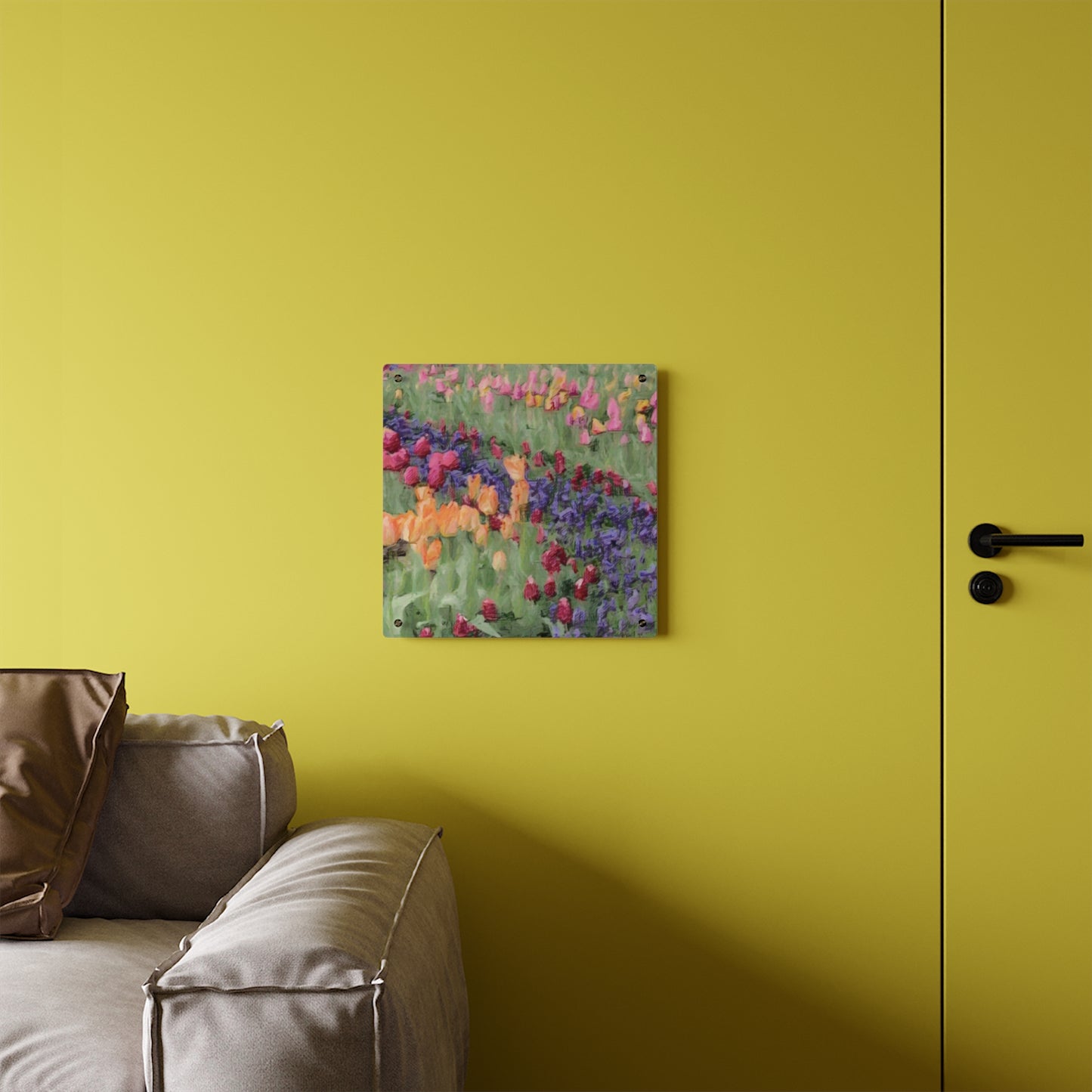 Acrylic Wall Art Panels ... Skagit Valley Tulips ... Skagit Valley, Washington ... Family Archives ... Original Works ... Circa 1980's ...