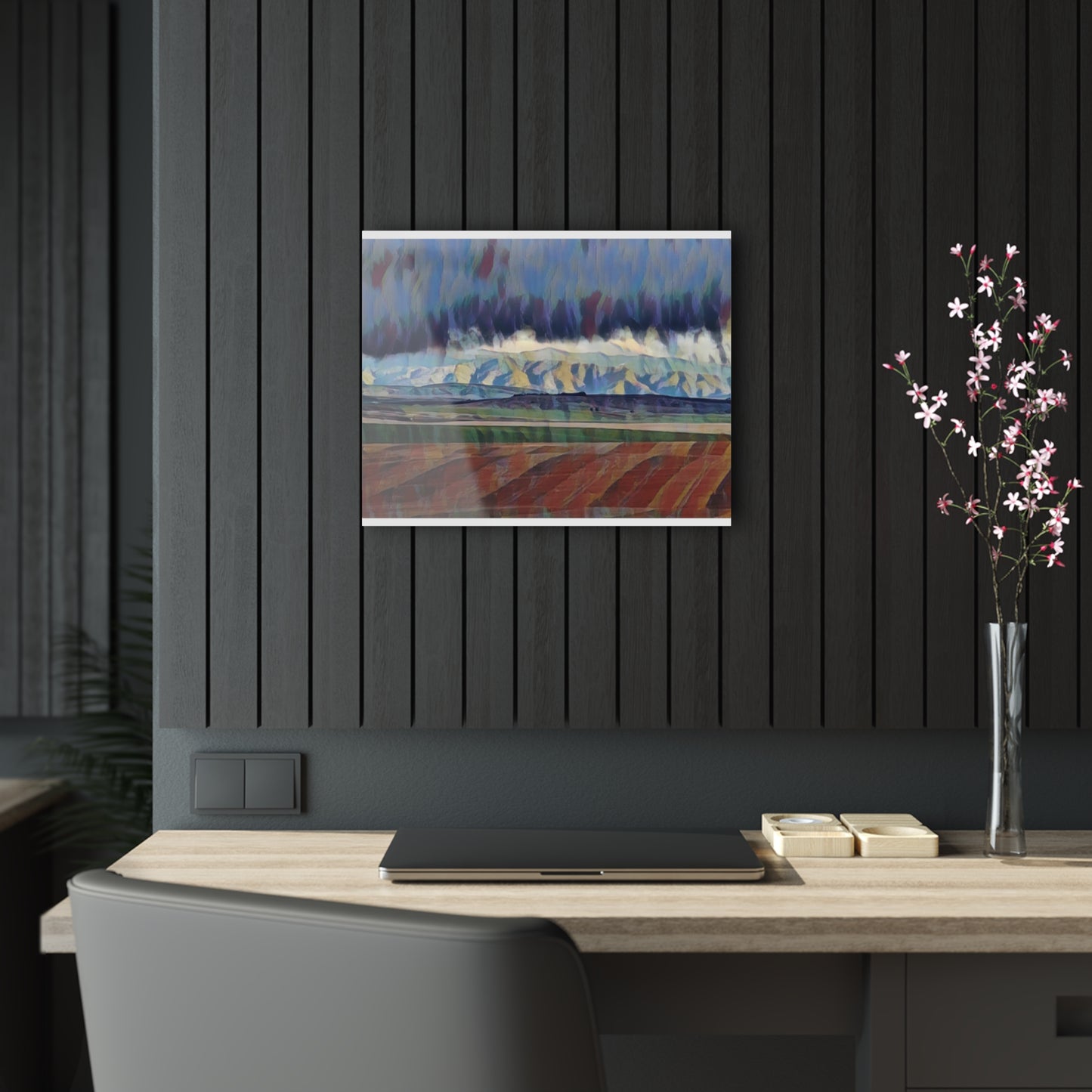 Acrylic Prints ... On-The-Prairie .. "The Storm Is Brewing" ... Central Idaho: November 2023 ... Original Works ...