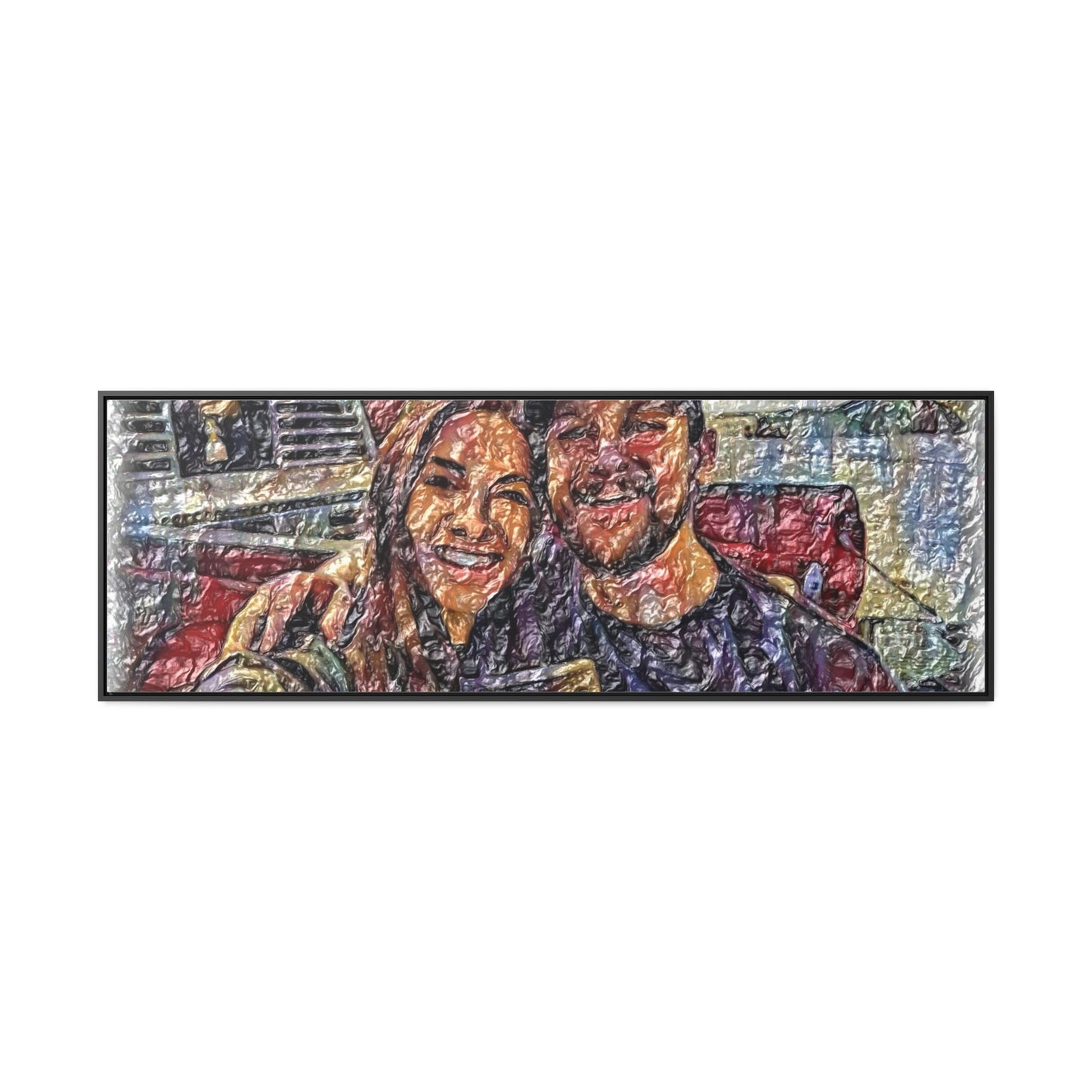 Gallery Canvas Wraps, Horizontal Frame ... "The Best Of Friends" ... Original Works ... December 2023 ... Central Idaho, USA.