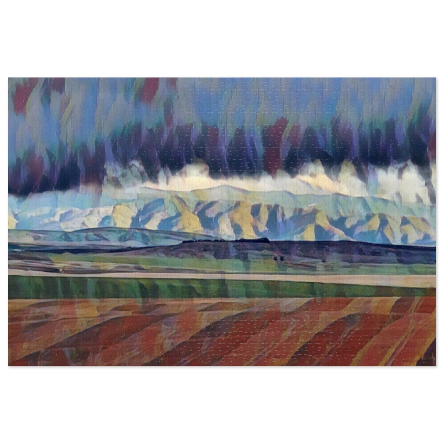 Jigsaw Puzzle (30, 110, 252, 500,1000-Piece) ... On-The-Prairie .. "The Storm Is Brewing" ... Central Idaho: November 2023 ... Original Works ...