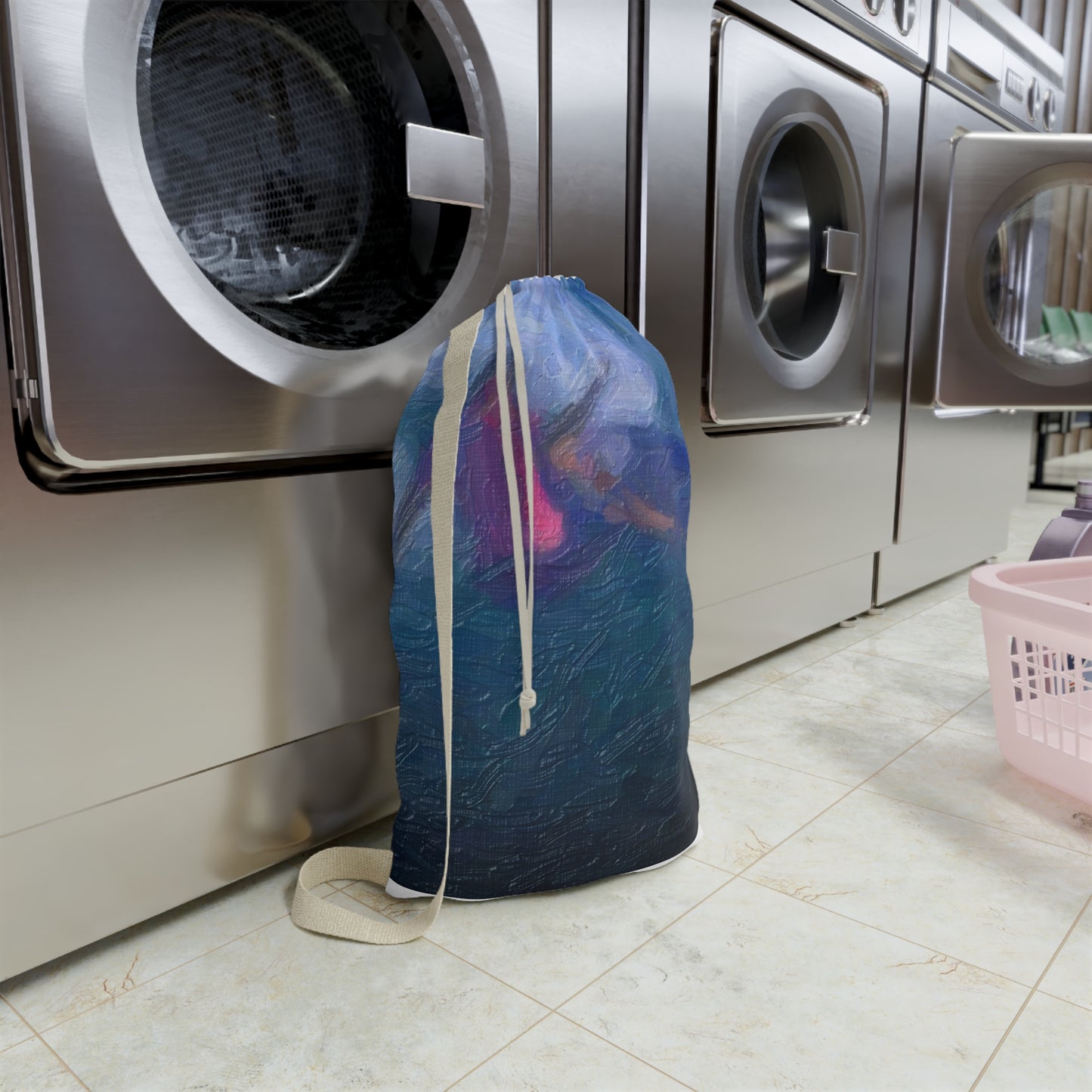 Laundry Bag ... Paris_2024_Surfing Competition-Tahiti_French-Polynesia .... 'Gabriel Medina World Campion Drops-In' ... Original Works ...