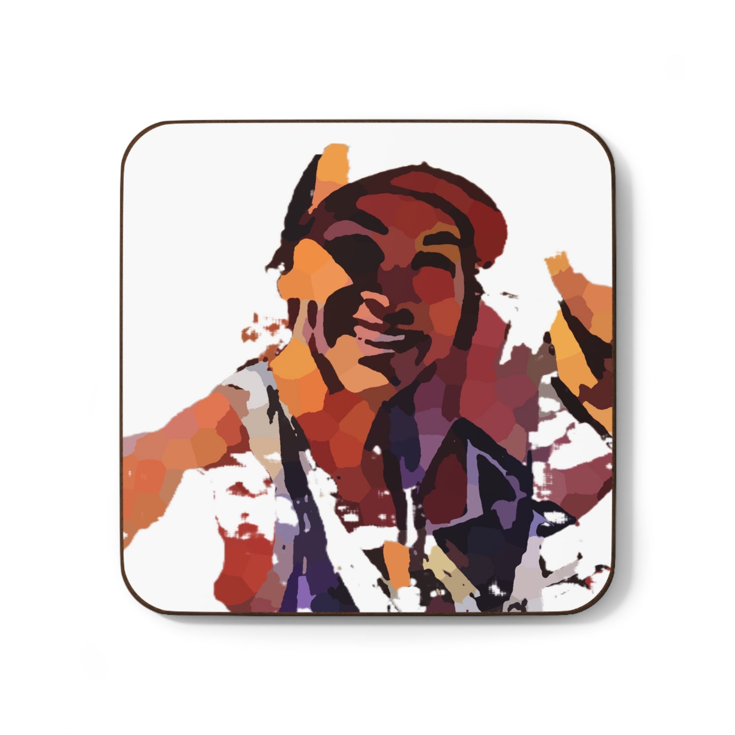 Hardboard Back Coaster ... "The Best Of Friends" ... Original Works ... December 2023 ... Central Idaho, USA.