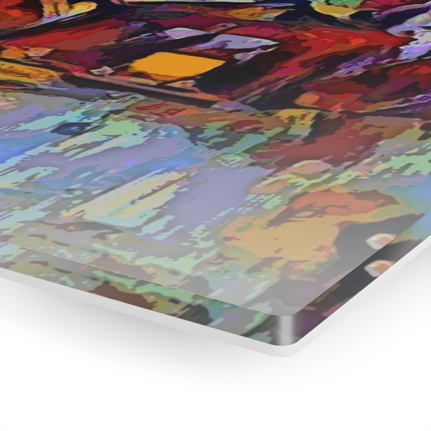 Acrylic Prints ... A Very Abstract "Mountain Winter Scene" ... Original Works. Copyright Phot's Photo_LODA: Les Objets D'Art. December 2023 ...
