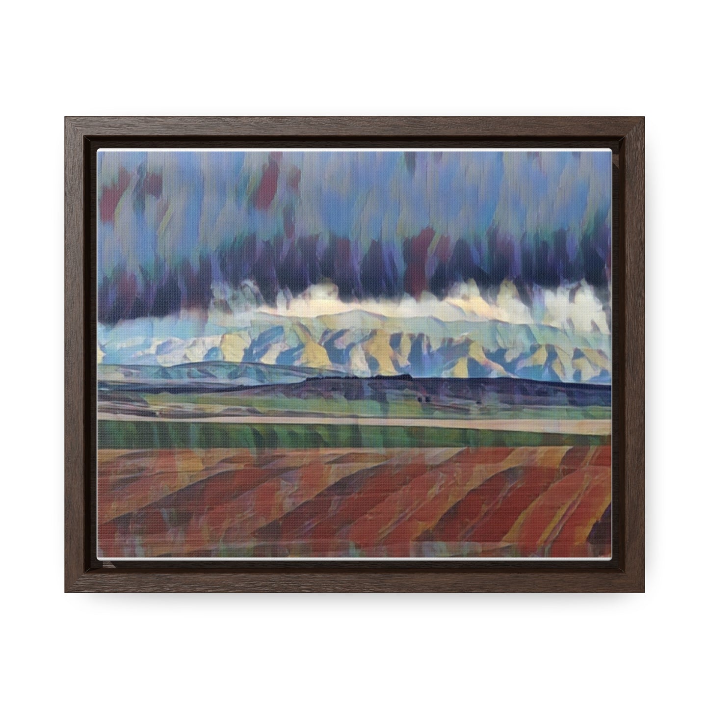 Gallery Canvas Wraps, Horizontal Frame ... On-The-Prairie .. "The Storm Is Brewing" ... Central Idaho: November 2023 ... Original Works ...