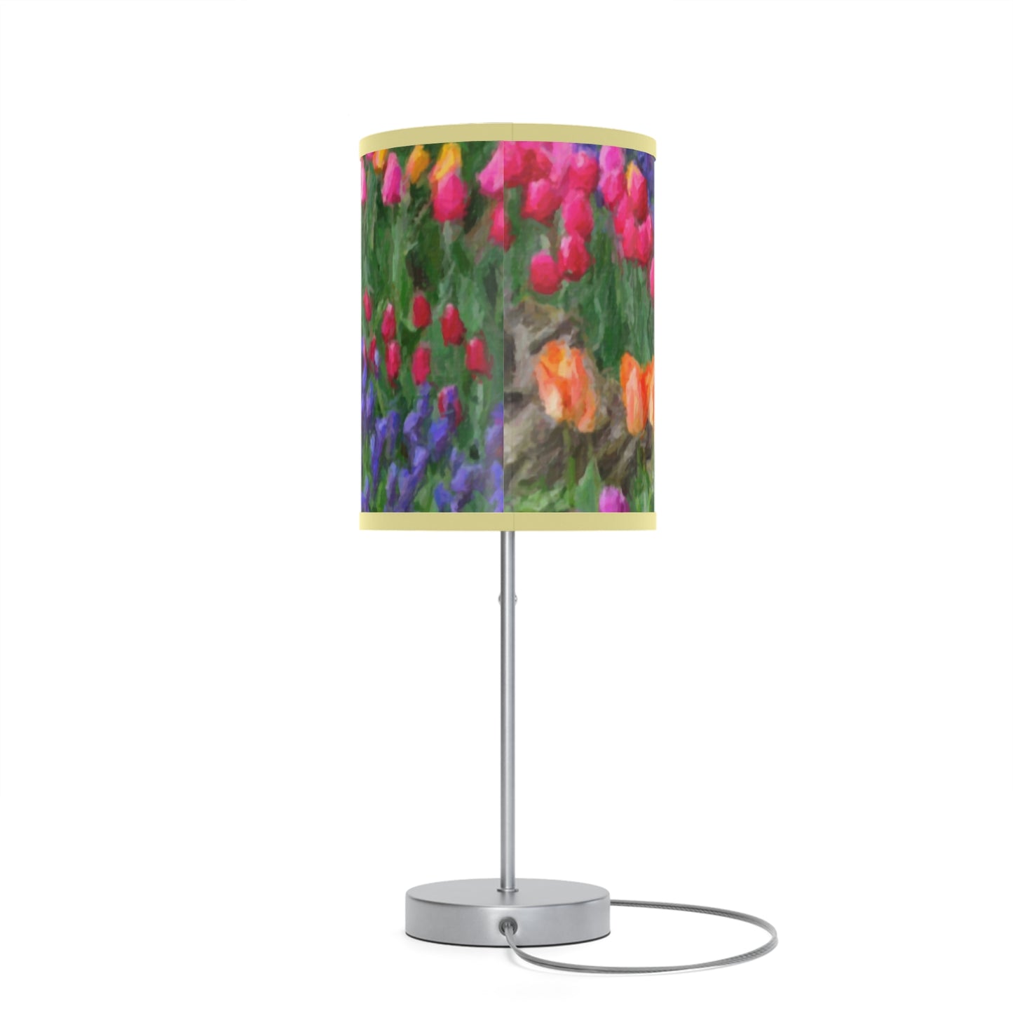 Lamp on a Stand, US|CA plug ... Skagit Valley Tulips ... Skagit Valley, Washington ... Family Archives ... Original Works ... Circa 1980's ...
