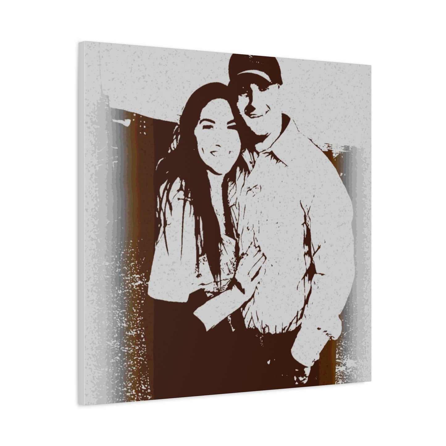 Matte Canvas, Stretched, 1.25" ... "The Best Of Friends" ... Original Works ... December 2023 ... Central Idaho, USA.