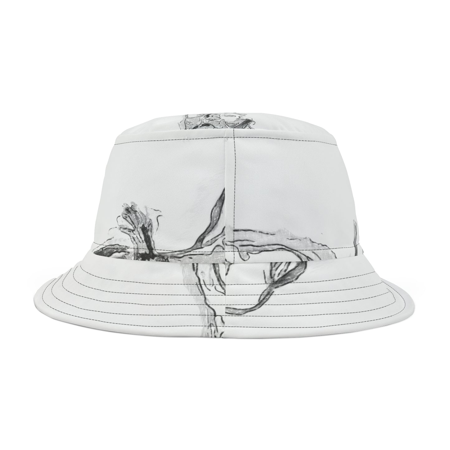 Bucket Hat (AOP) ... The Joy Of Black & White ... "Old School Burlesque ... A La Paris Mes Amis ... " ... Original Works ...