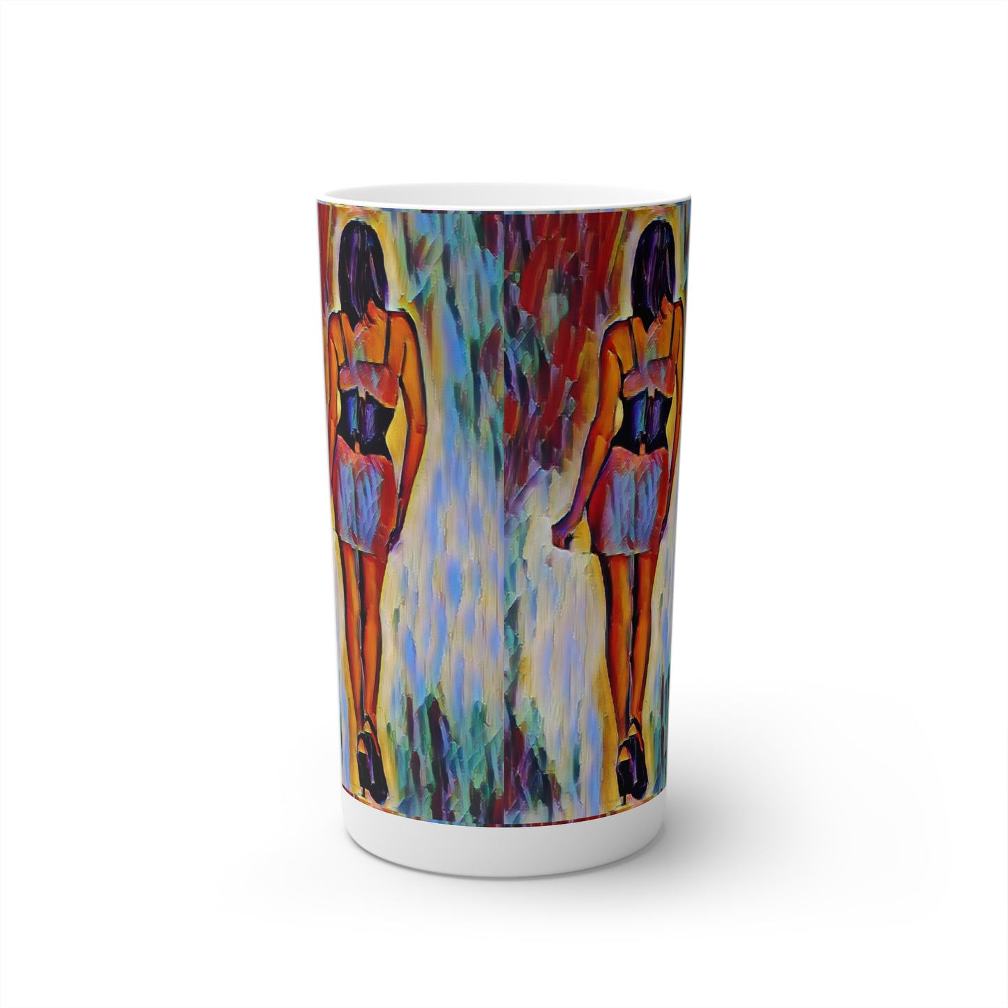 Conical Coffee Mugs (3oz, 8oz, 12oz) ...  I'll Walk 'A-Hundred-Miles' In Stilettos ... Original Works ... June 2023. Central Idaho, USA ...