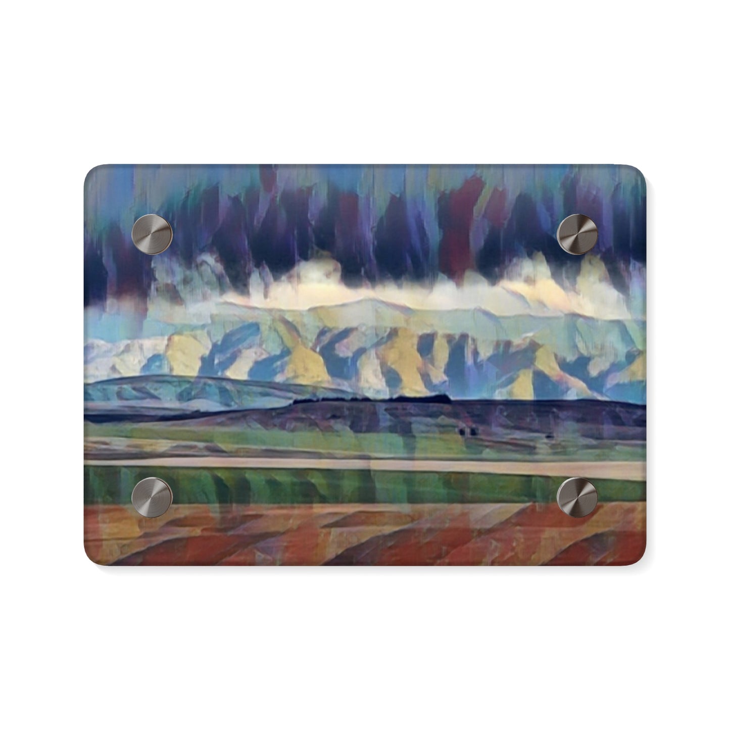 Acrylic Wall Art Panels ... On-The-Prairie .. "The Storm Is Brewing" ... Central Idaho: November 2023 ... Original Works ...