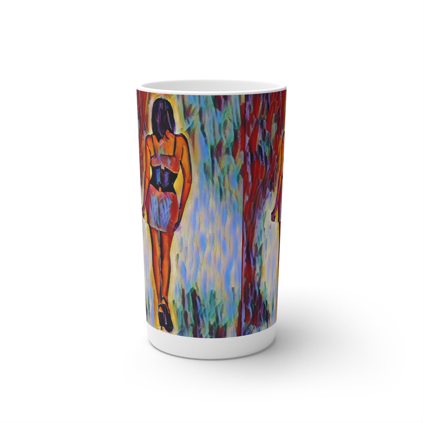 Conical Coffee Mugs (3oz, 8oz, 12oz) ...  I'll Walk 'A-Hundred-Miles' In Stilettos ... Original Works ... June 2023. Central Idaho, USA ...