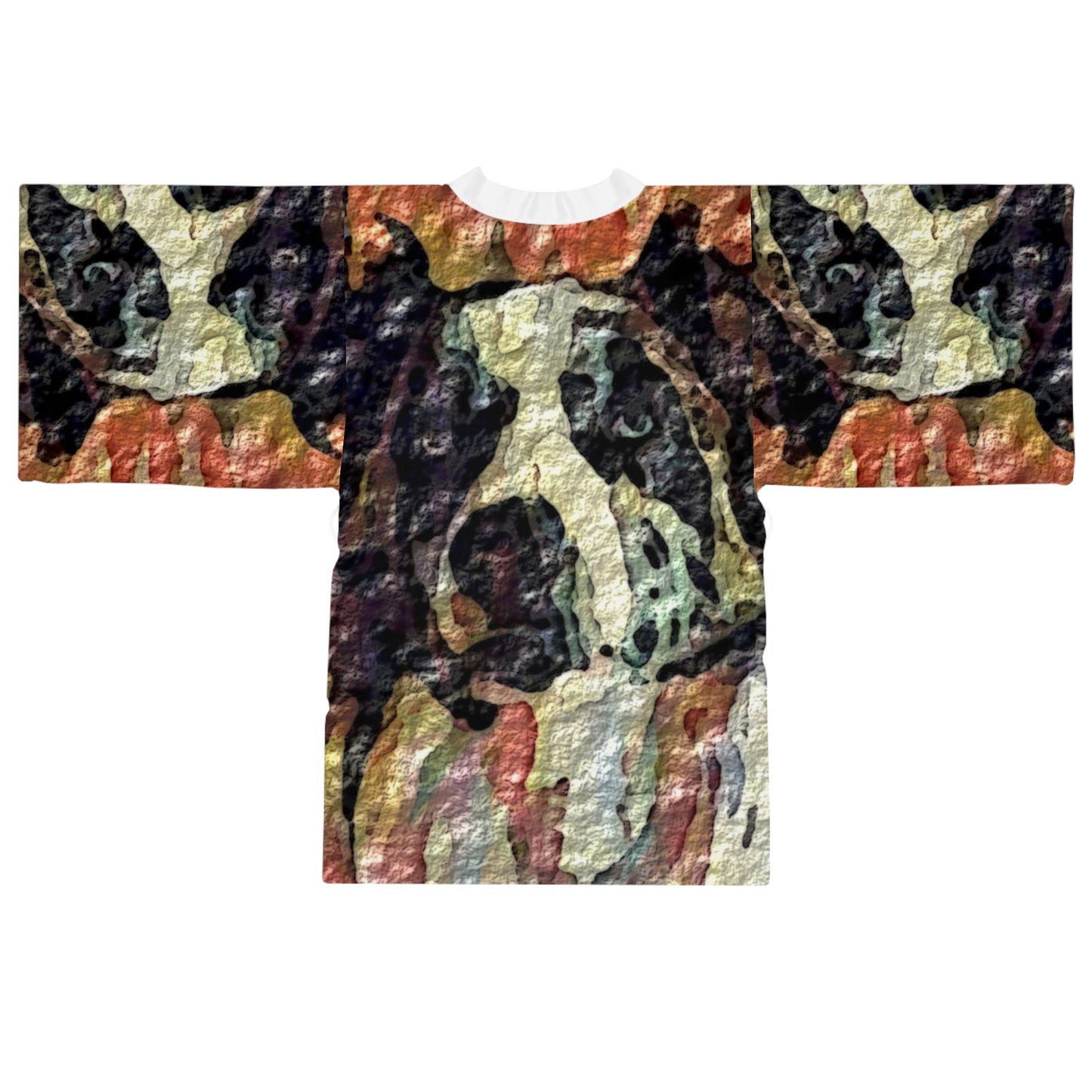 Long Sleeve Kimono Robe (AOP) ... Ozzy-Hippensteel ... "Don't Cry Now ... Dry-Your_Eyes ... On The Wind". Oriignal Works. May 2023.