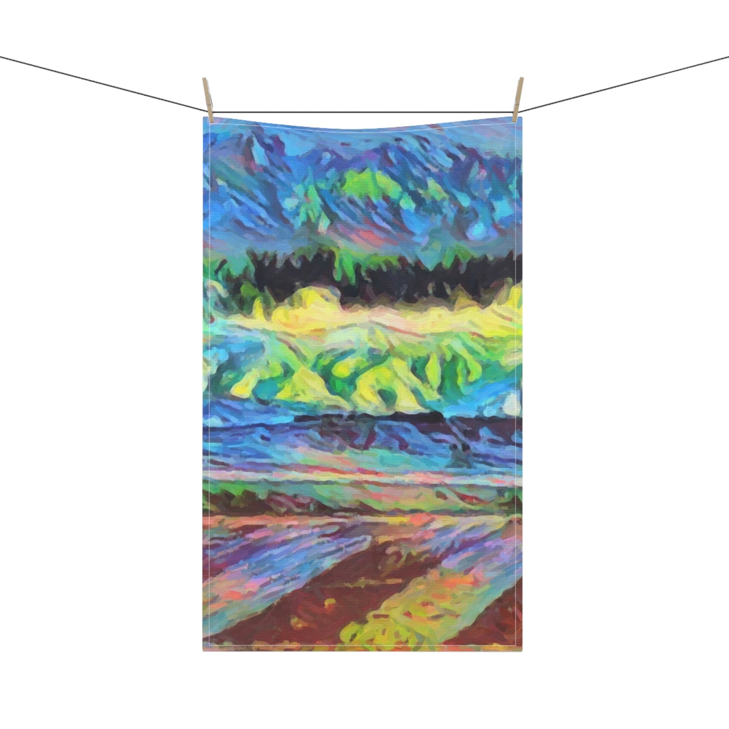 Kitchen Towel ... On-The-Prairie .. "The Storm Is Brewing" ... Central Idaho: November 2023 ... Original Works ...