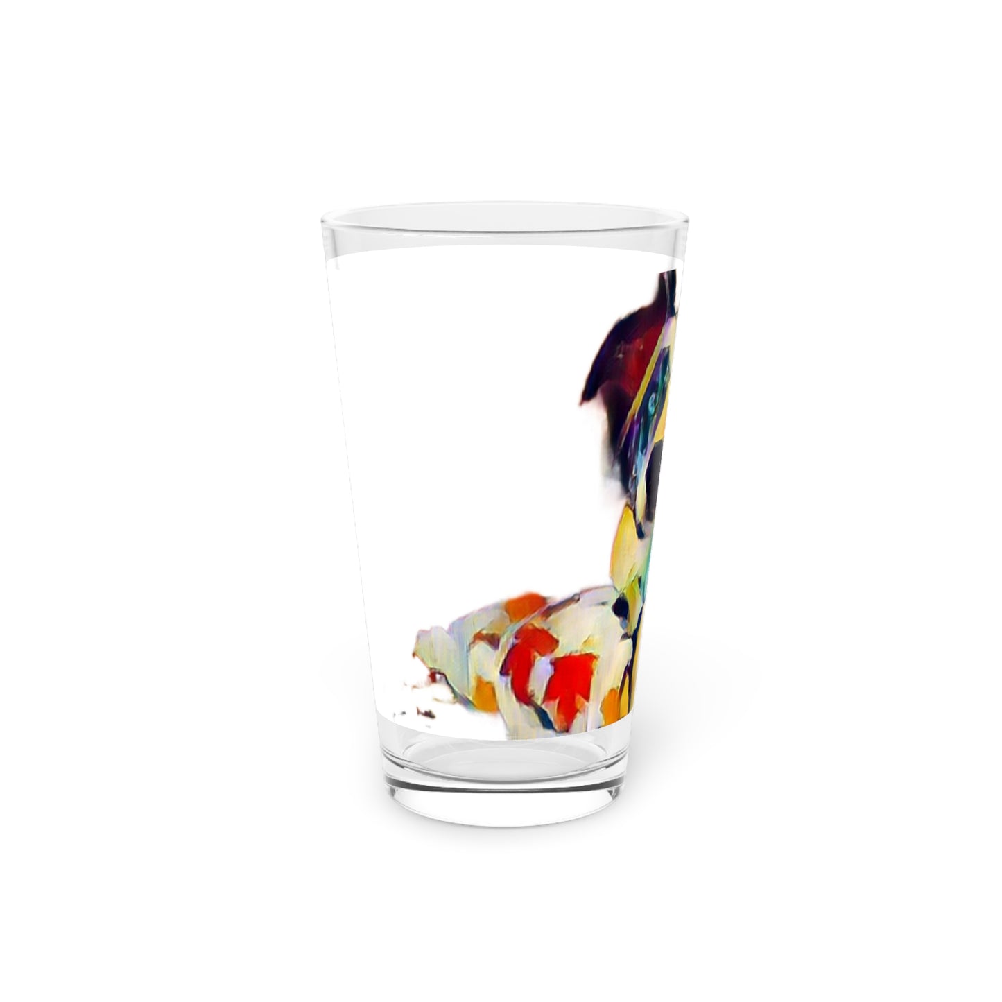 Pint Glass, 16oz ... Ozzy-Hippensteel ... "Don't Cry Now ... Dry-Your-Eyes ... On-The-Wind". Original Works. May 2023.