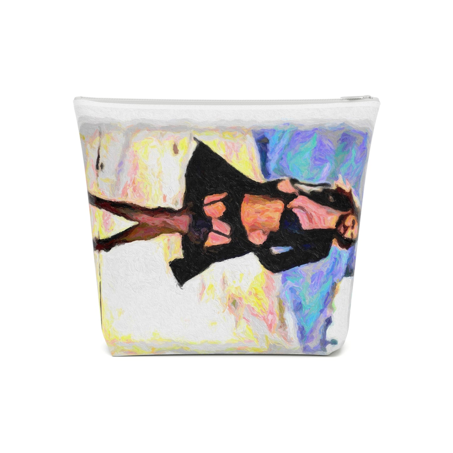 Cotton Cosmetic Bag ... The Low Spark of High_HEELED_Boys ... 'Garterbelt & Bra Inclusive!' ... Original Works ...