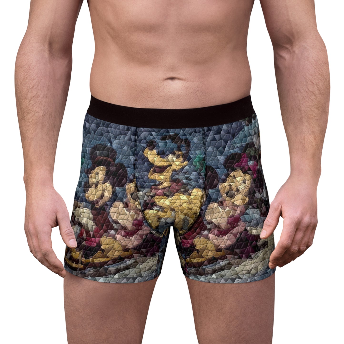 Men's Boxer Briefs (AOP) ... Mickey_N_Minnie Mouse & Pluto ... "A Winter Sleigh Ride" ... Original Works. Winter 2023 ...