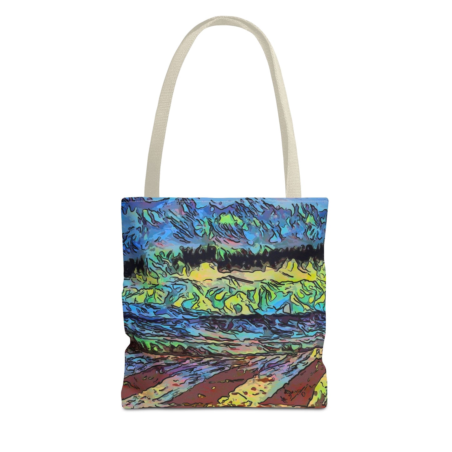 Tote Bag (AOP) ... On-The-Prairie .. "The Storm Is Brewing" ... Central Idaho: November 2023 ... Original Works ...