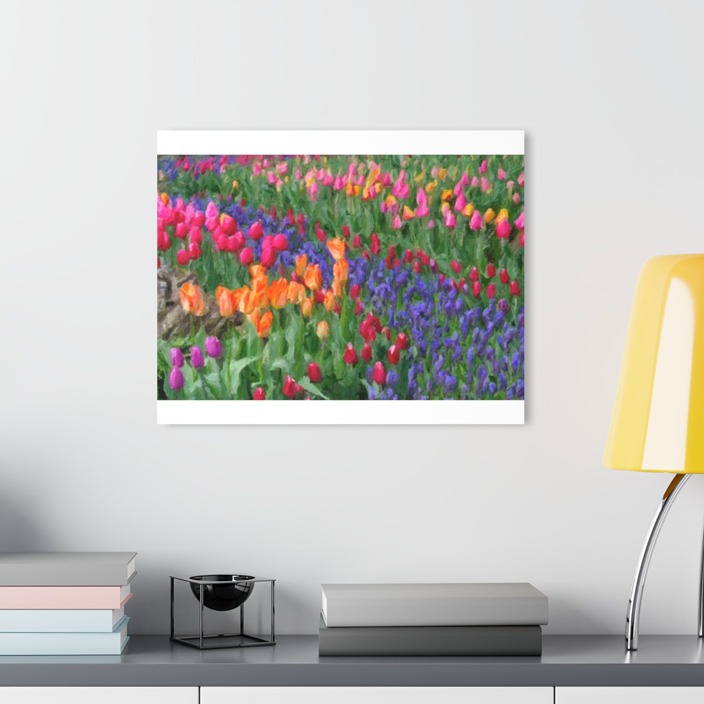 Acrylic Prints (French Cleat Hanging) ... Skagit Valley Tulips ... Skagit Valley, Washington ... Family Archives ... Original Works ... Circa 1980's ...
