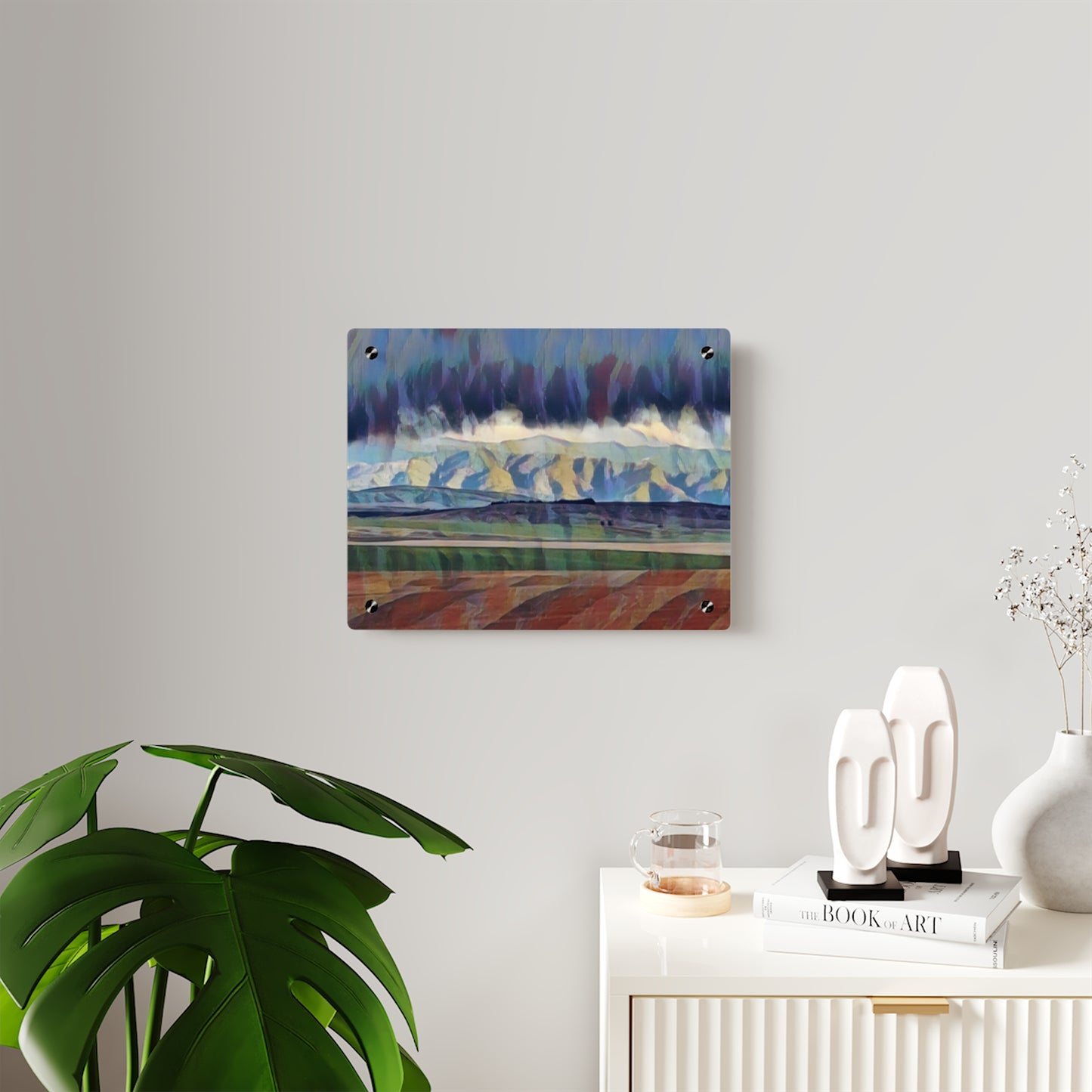 Acrylic Wall Art Panels ... On-The-Prairie .. "The Storm Is Brewing" ... Central Idaho: November 2023 ... Original Works ...