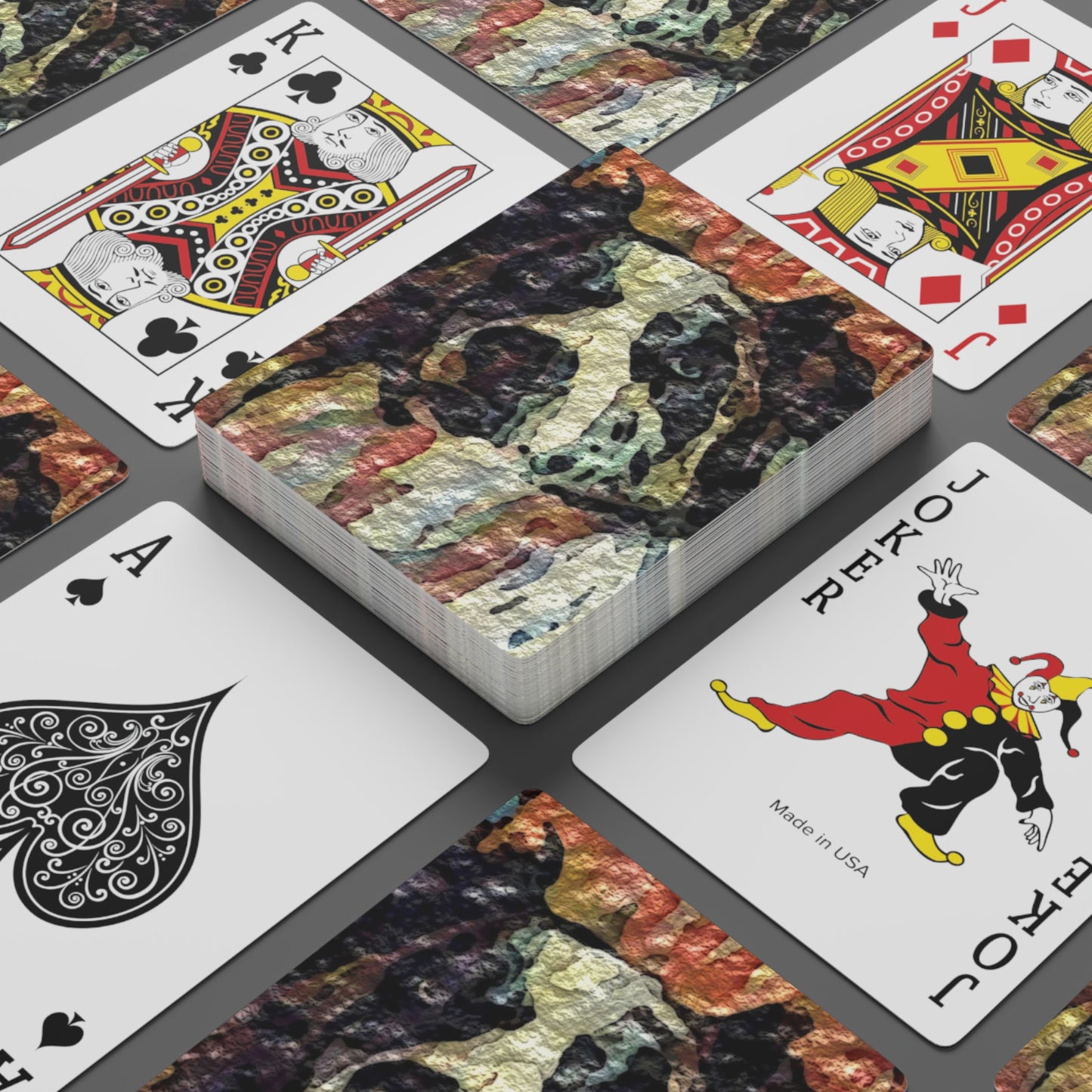 Custom Poker Cards ... Ozzy-Hippensteel ... "Don't Cry Now ... Dry-Your-Eyes ... On-The-Wind". Original Works. May 2023.