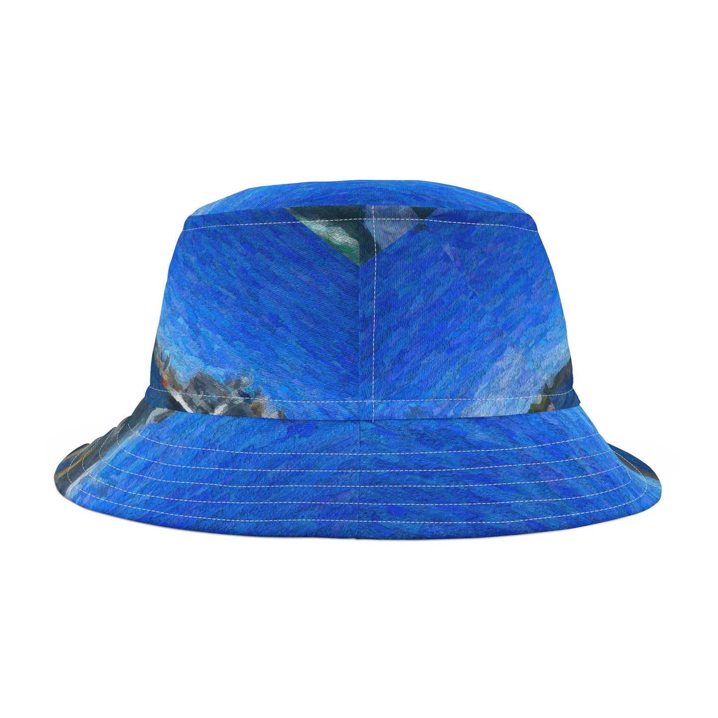 Bucket Hat (AOP) ... Into Vancouver Harbor We Arrive: Celebrity Edge-Cruise ... Vancouver, British Columbia ... June 2024 ... Original Works