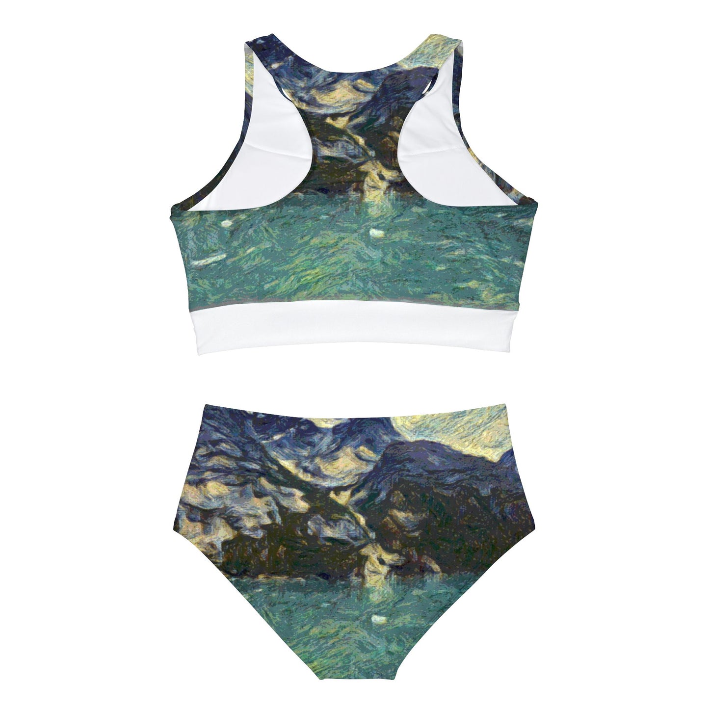 Sporty Bikini Set (AOP)  ... Tracy Arm Fjord ... South Of Skagway, Alaska ... Summer: June 2024 ... Original Works ...