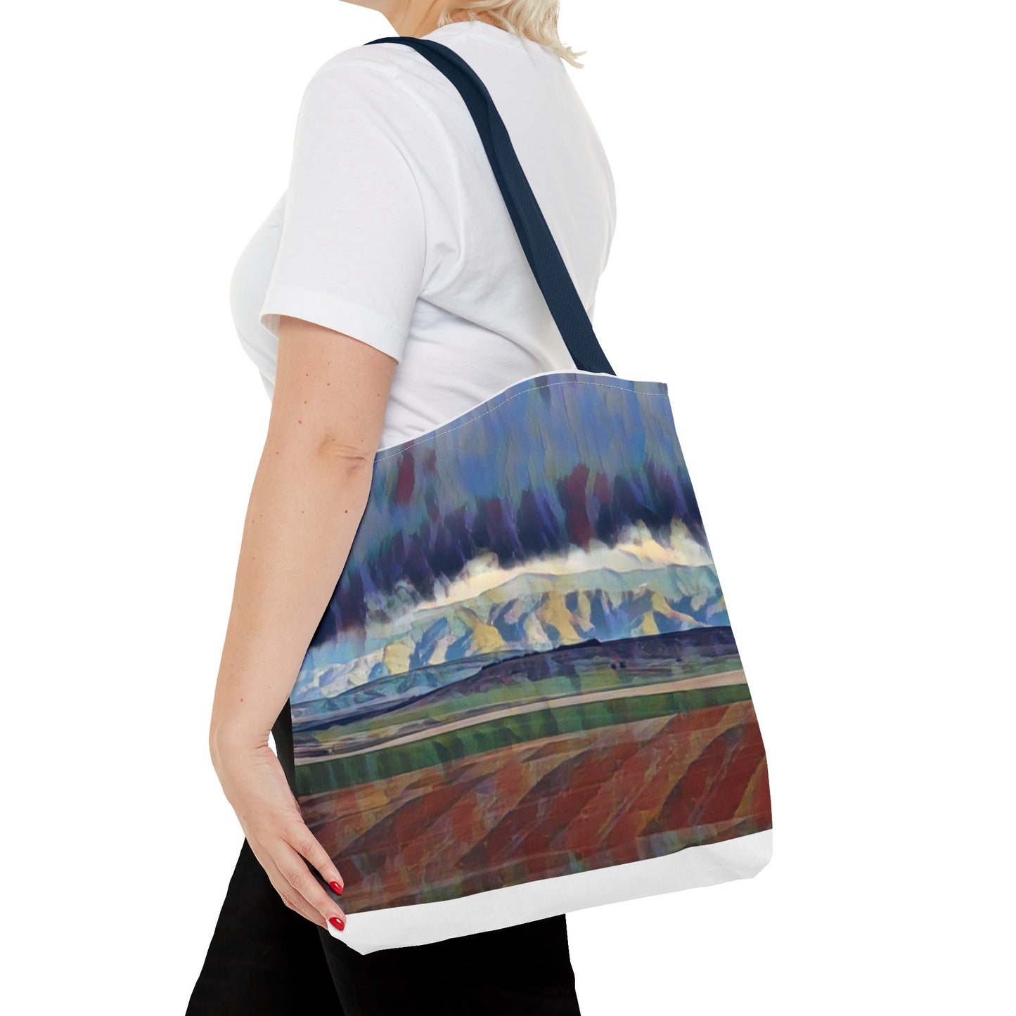 Tote Bag (AOP) ... On-The-Prairie .. "The Storm Is Brewing" ... Central Idaho: November 2023 ... Original Works ...