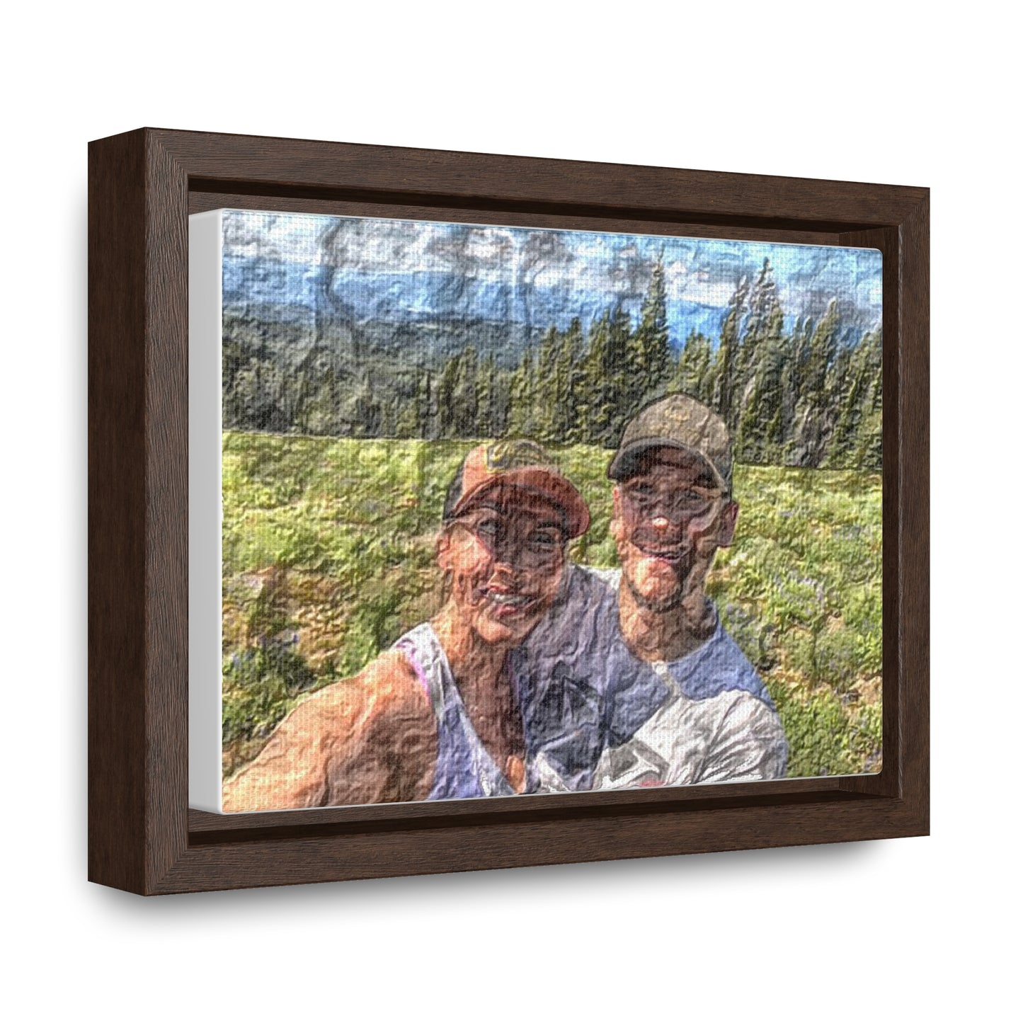 Gallery Canvas Wraps, Horizontal Frame ... "The Best Of Friends" ... Original Works ... December 2023 ... Central Idaho, USA.