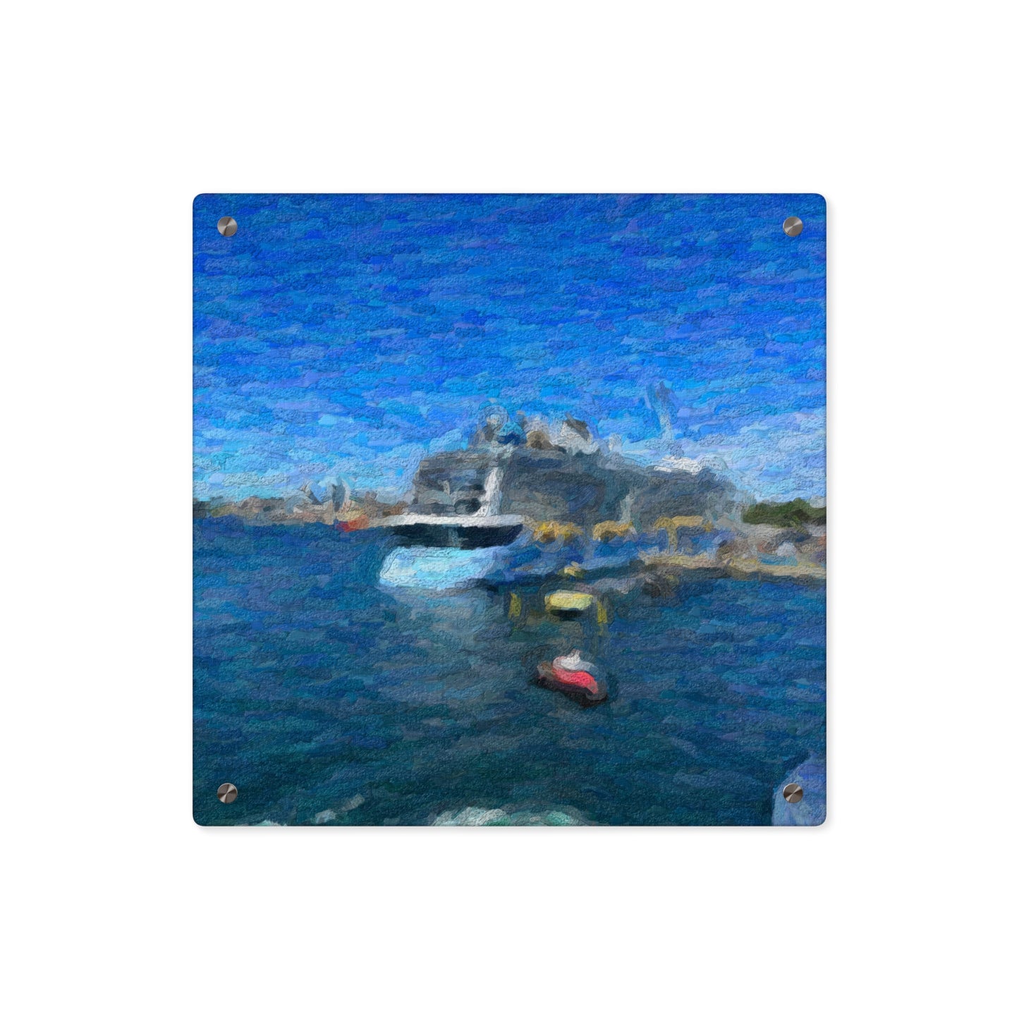 Acrylic Wall Art Panels... Into Vancouver Harbor We Arrive: Celebrity Edge-Cruise ... Vancouver, British Columbia ... June 2024 ... Original Works