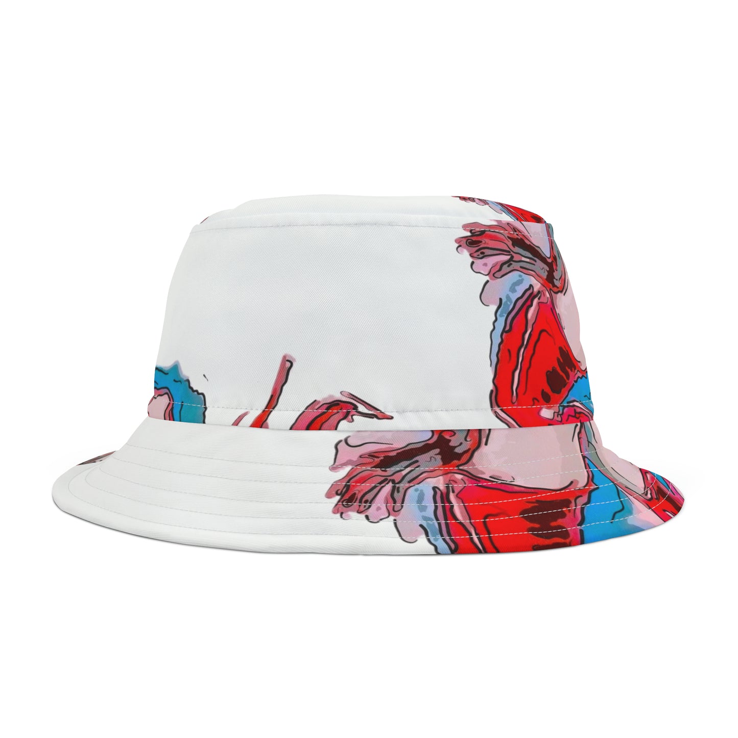 Bucket Hat (AOP) ... "He" Dances ... She Dances ... They All-Dance-It ... Parisian Burlesque ... Circa 2005 ... Original Works ...