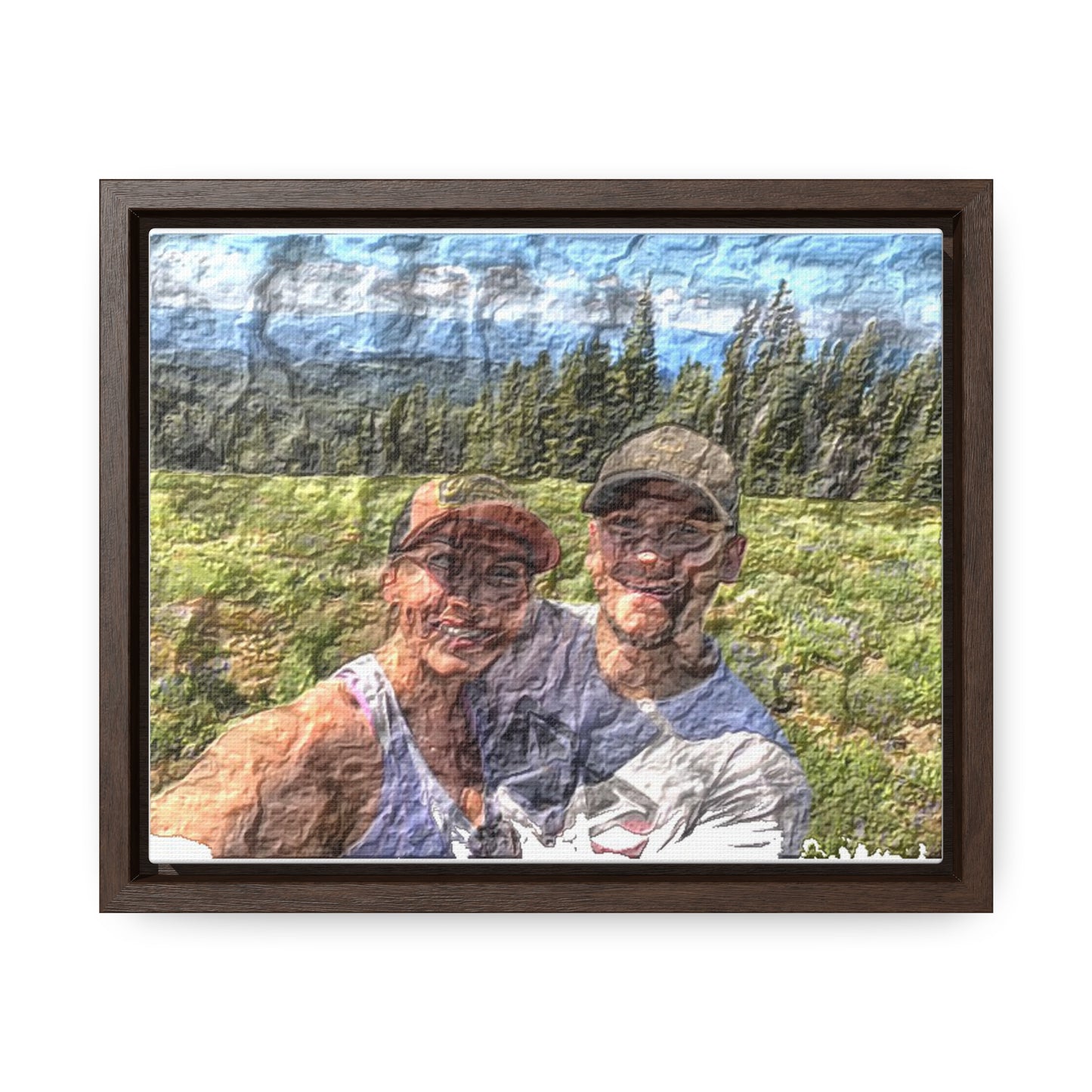 Gallery Canvas Wraps, Horizontal Frame ... "The Best Of Friends" ... Original Works ... December 2023 ... Central Idaho, USA.
