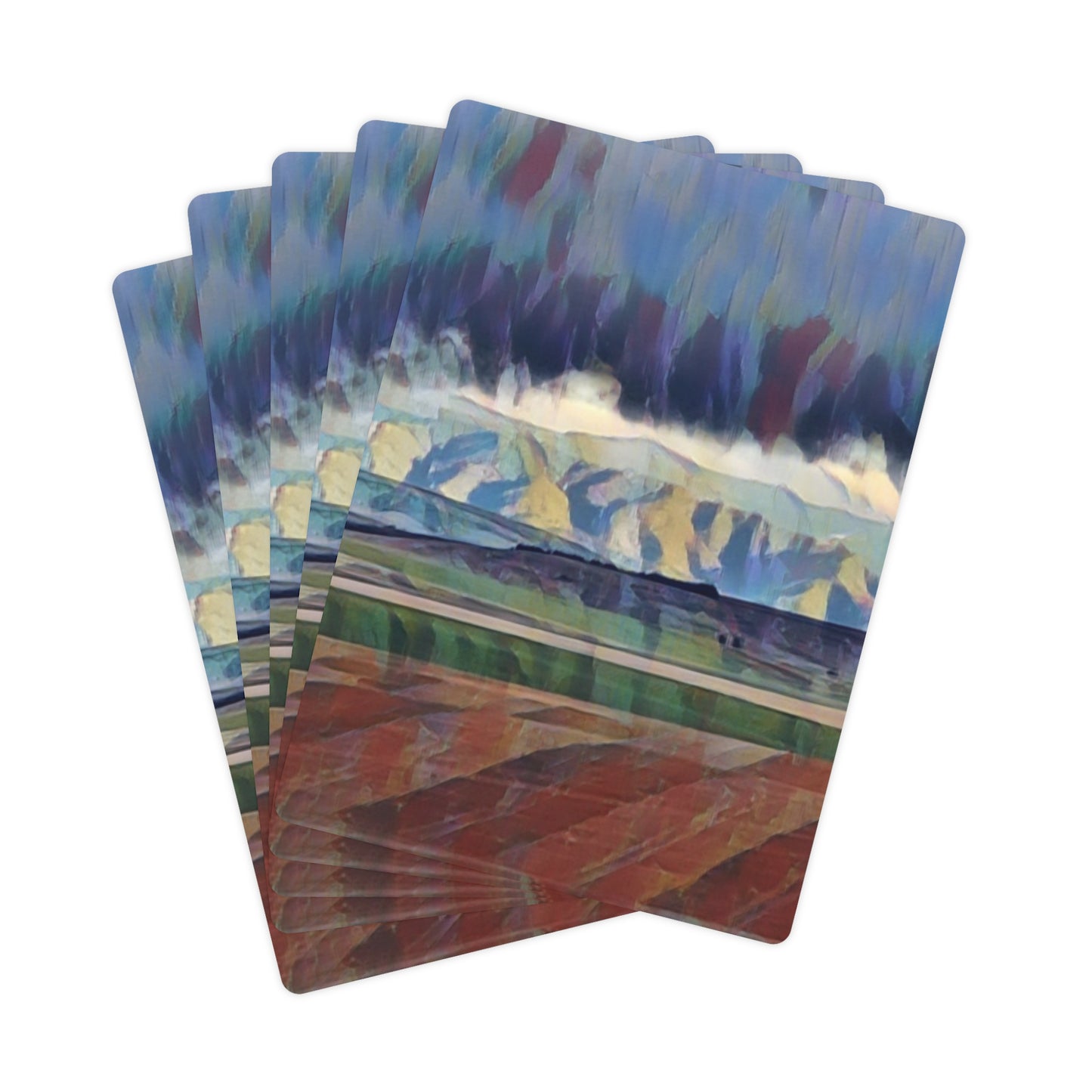 Poker Cards ... On-The-Prairie .. "The Storm Is Brewing" ... Central Idaho: November 2023 ... Original Works ...