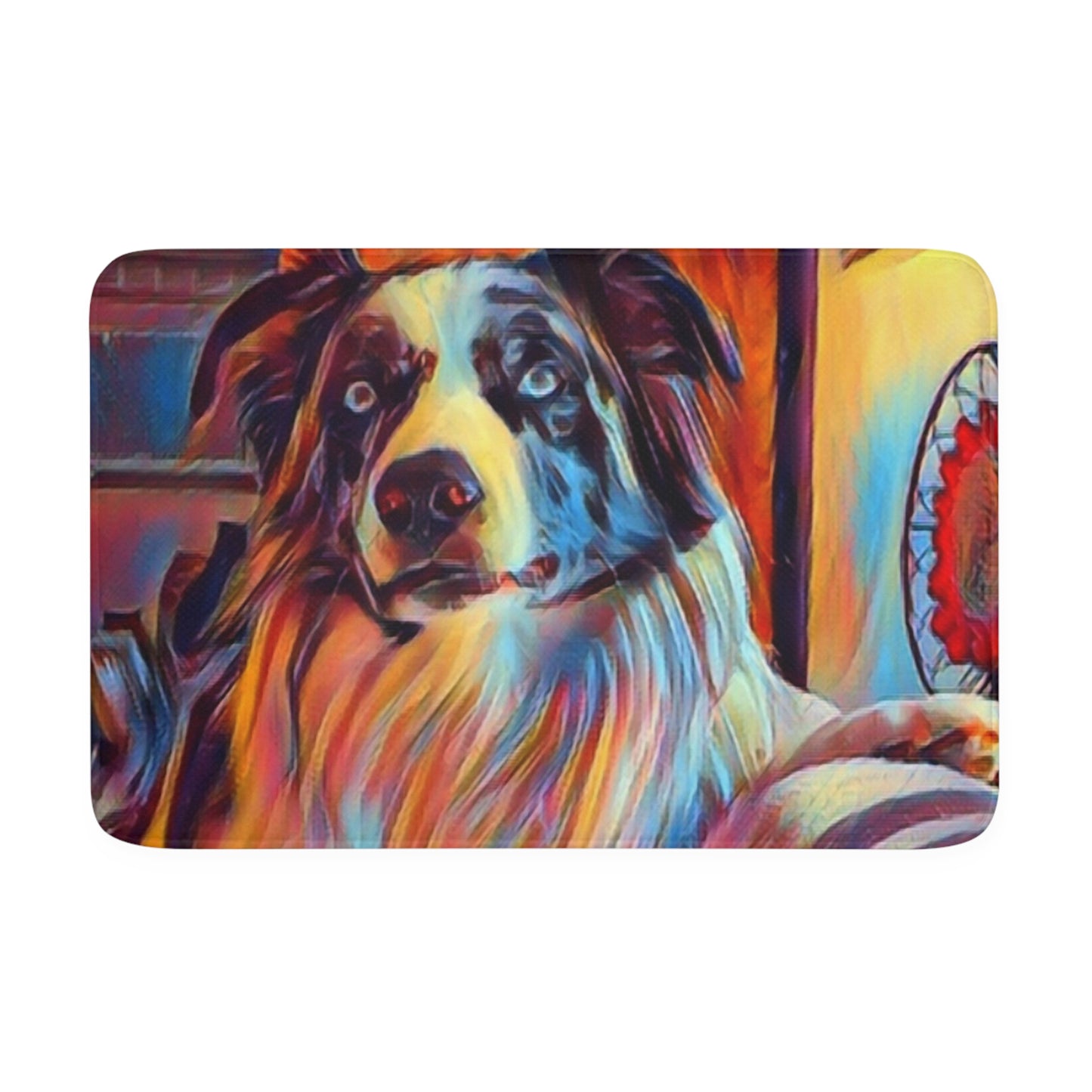Memory Foam Bath Mat ... Ozzy-Hippensteel ... "Don't Cry Now ... Dry-Your-Eyes ... On-The-Wind". Original Works. May 2023.