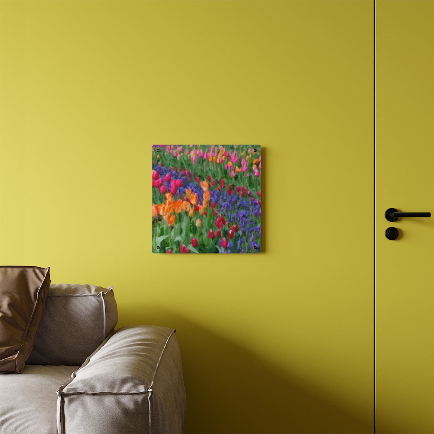 Acrylic Wall Art Panels ... Skagit Valley Tulips ... Skagit Valley, Washington ... Family Archives ... Original Works ... Circa 1980's ...