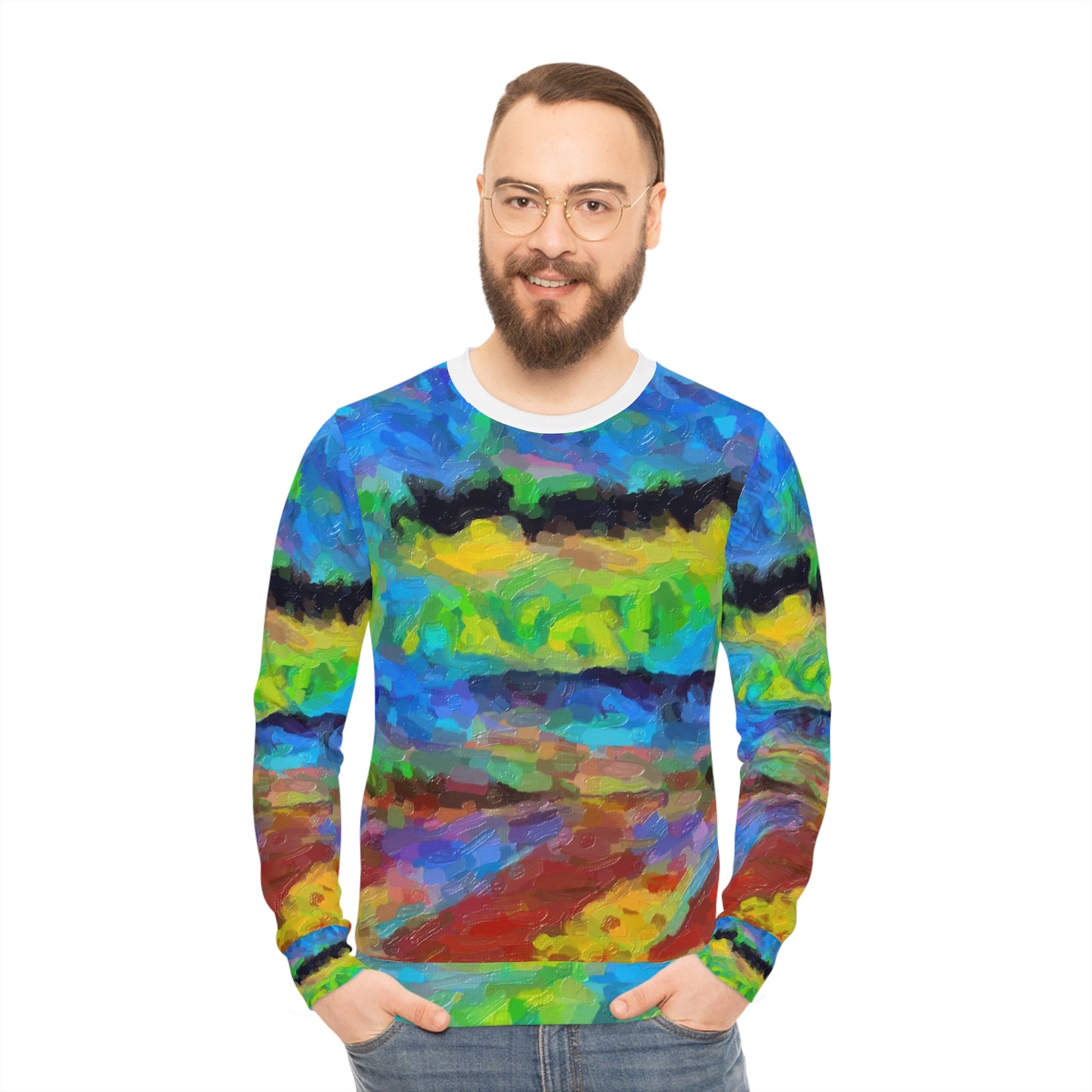 Lightweight Sweatshirt (AOP) ... On-The-Prairie .. "The Storm Is Brewing" ... Central Idaho: November 2023 ... Original Works  ...